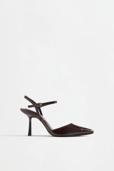 High-heel shoes — BURGUNDY 1