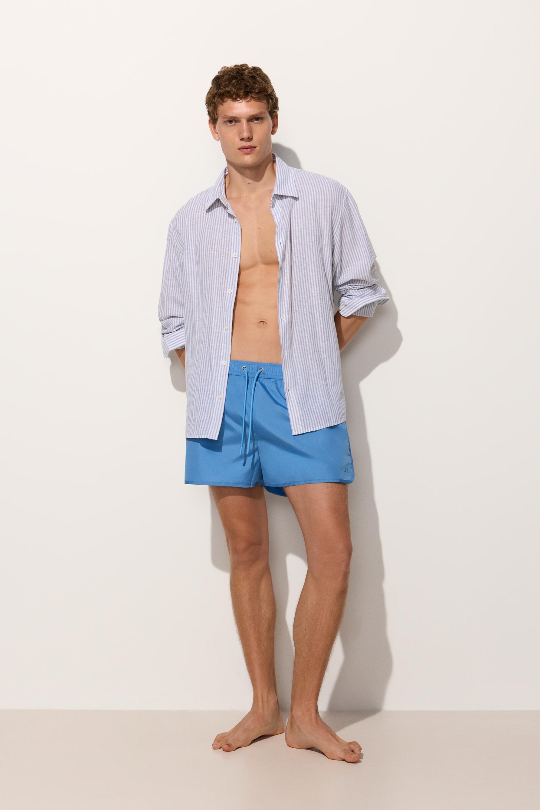 Basic swim shorts — MEDIUM BLUE