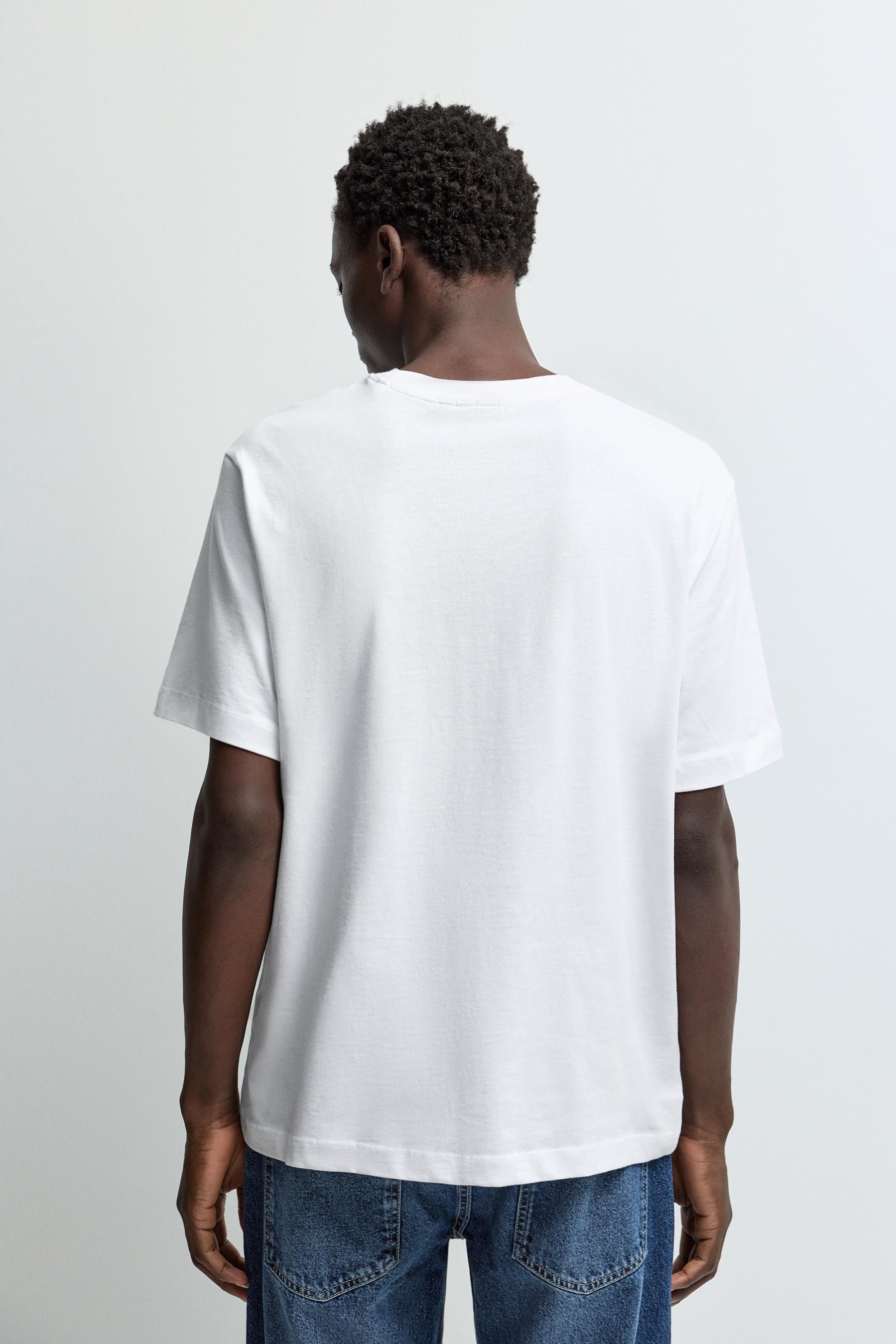 Premium relaxed fit T-shirt — WHITE