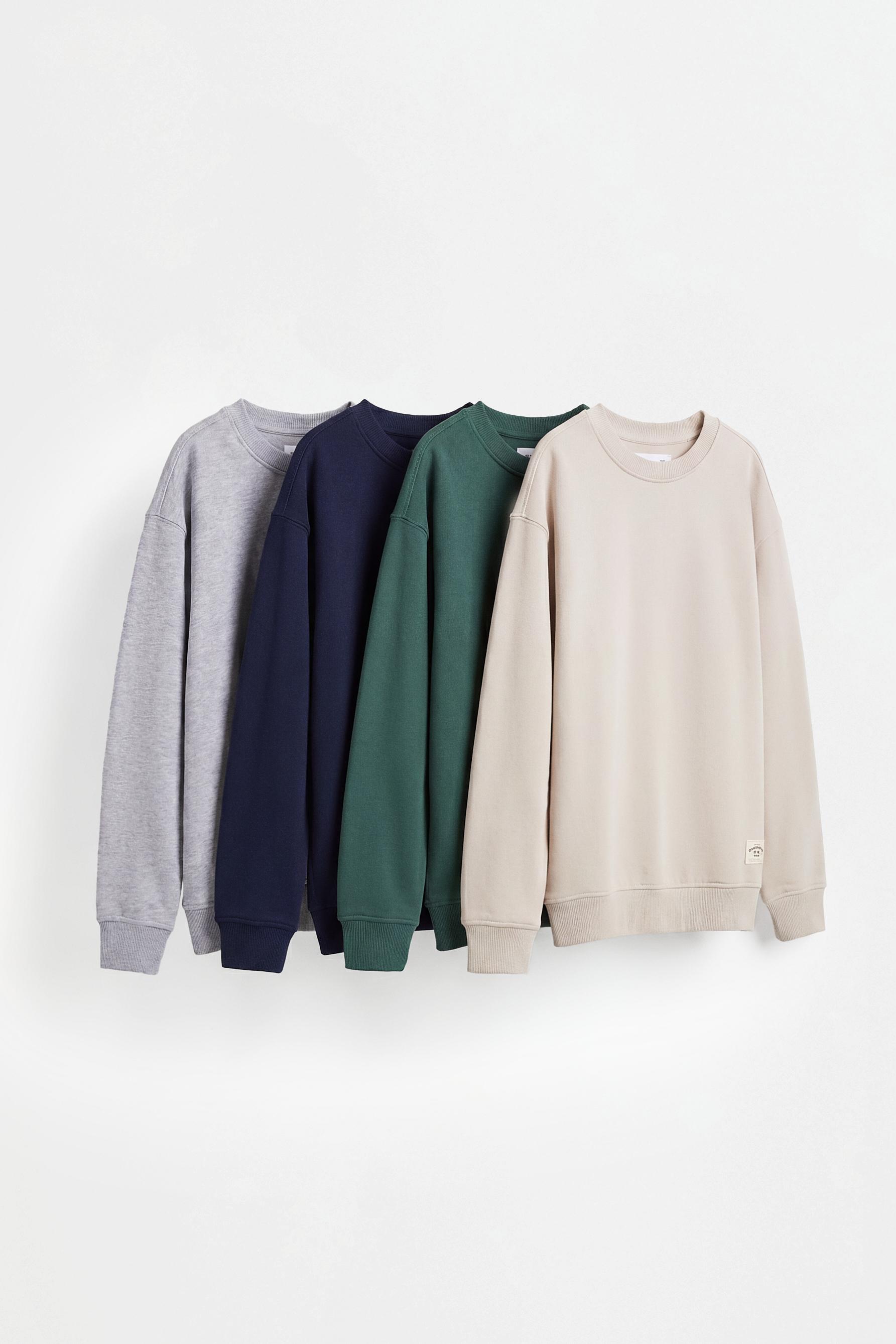 Pack of 4 plain sweatshirts — NAVY