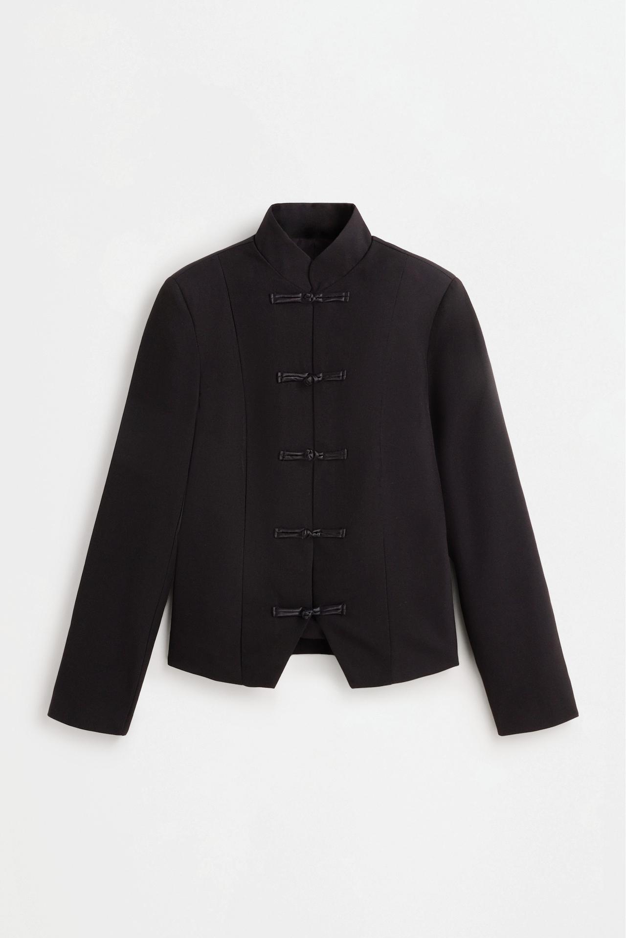 Toggle blazer — BLACK