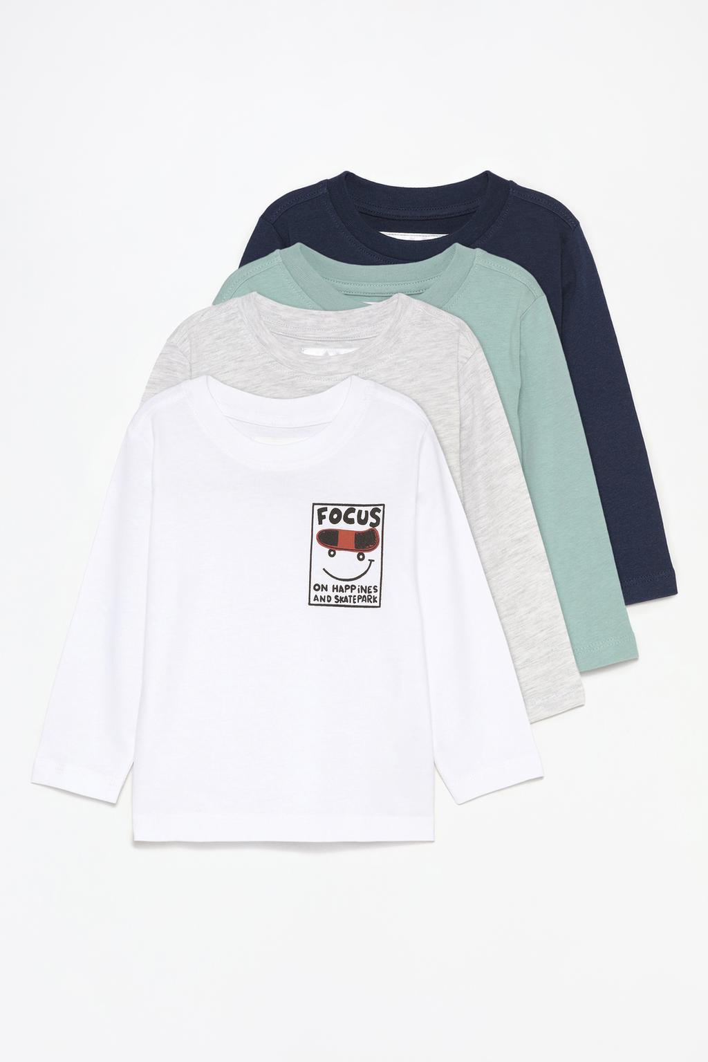 4-pack of long sleeve T-shirts