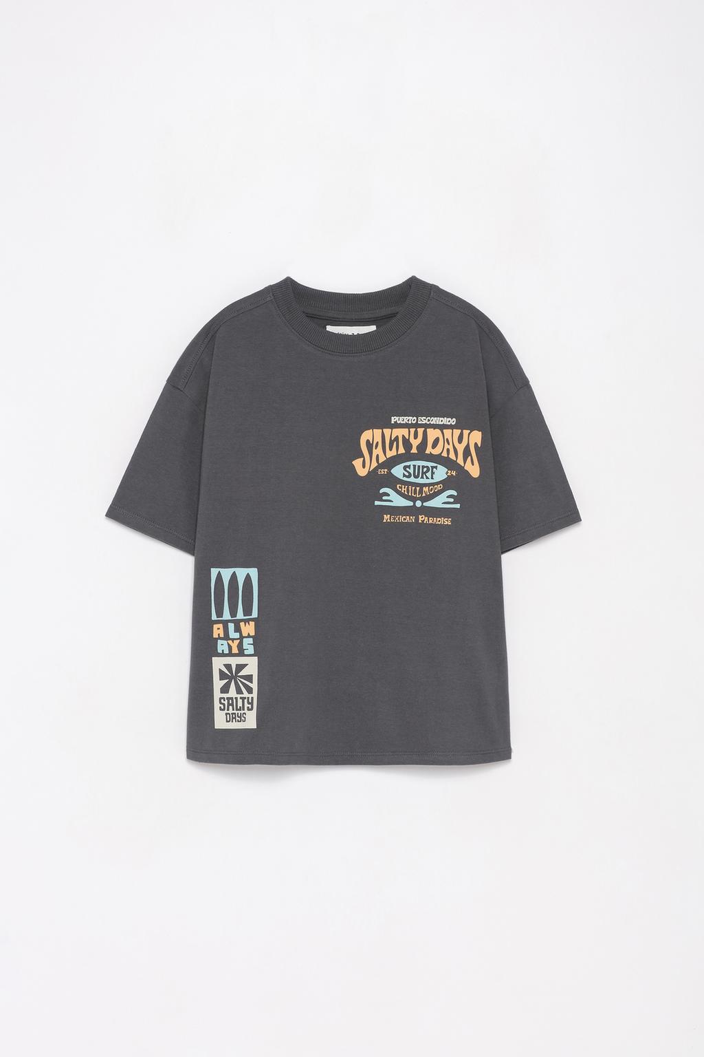 Surf print T-shirt