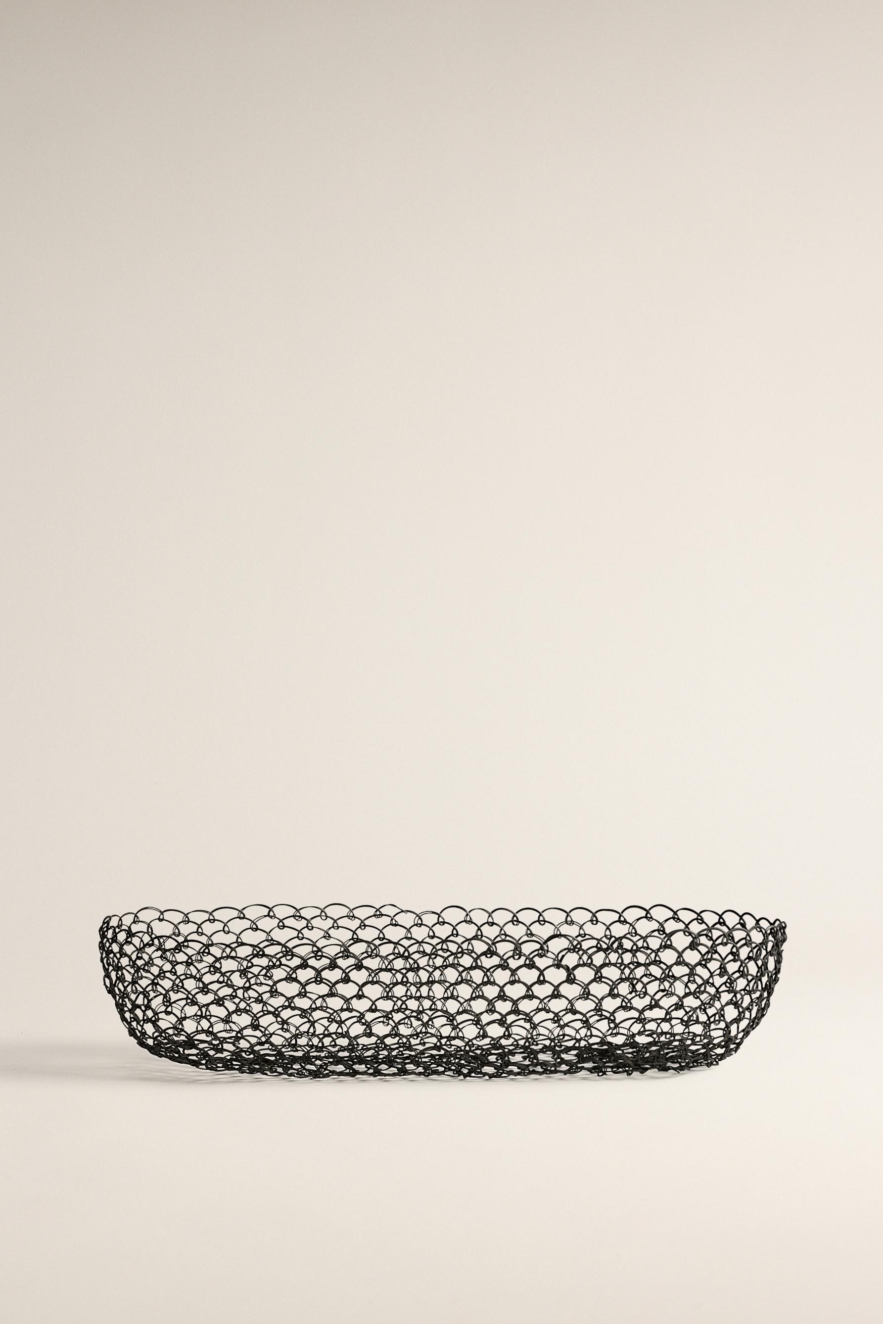 Cesta metálica decortativa