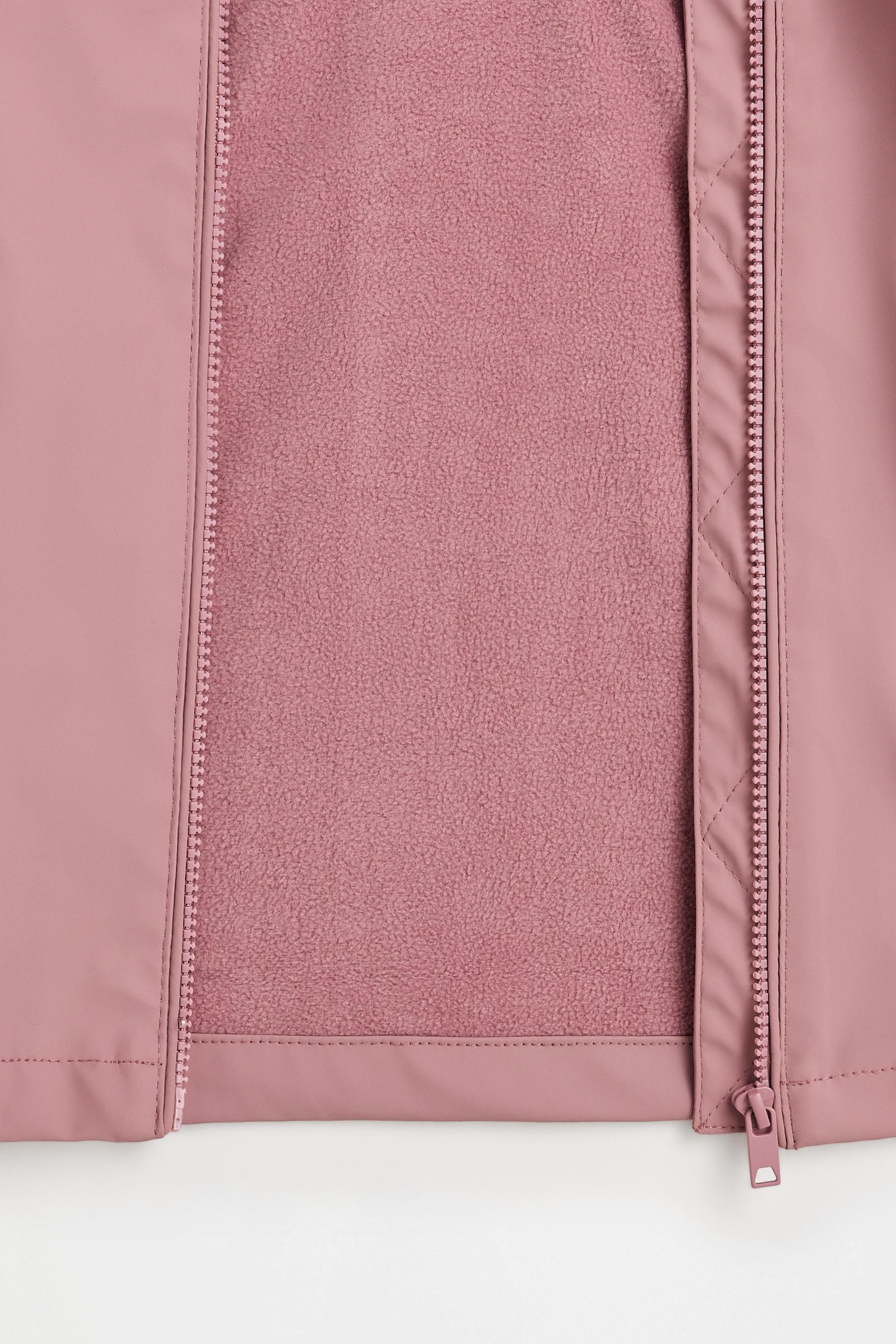 Lightweight rubberised long parka — BEIGE