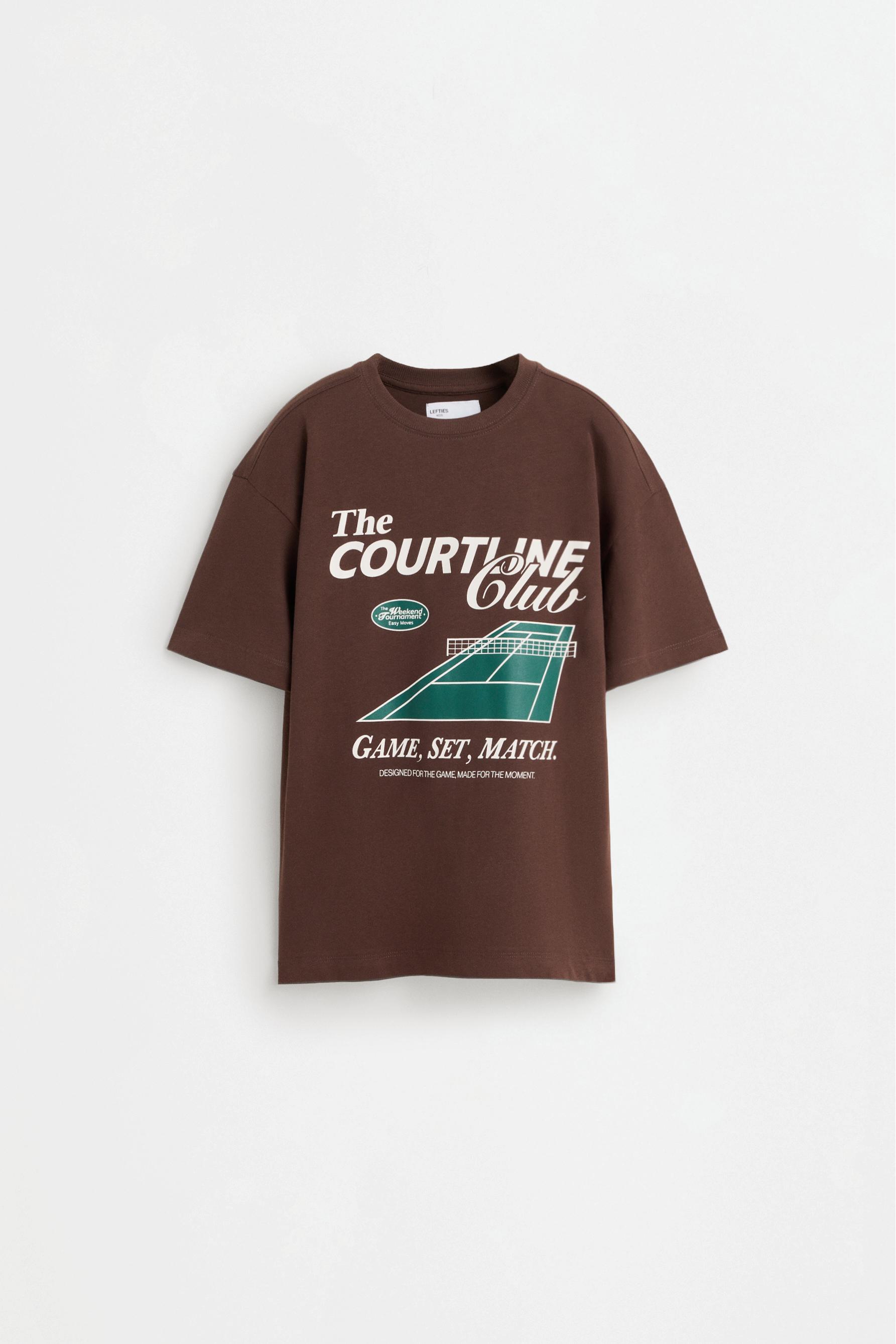 Printed T-shirt — CHOCOLATE
