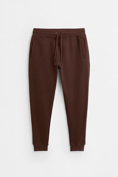 Regular fit tracksuit bottoms — CHOCOLATE 6