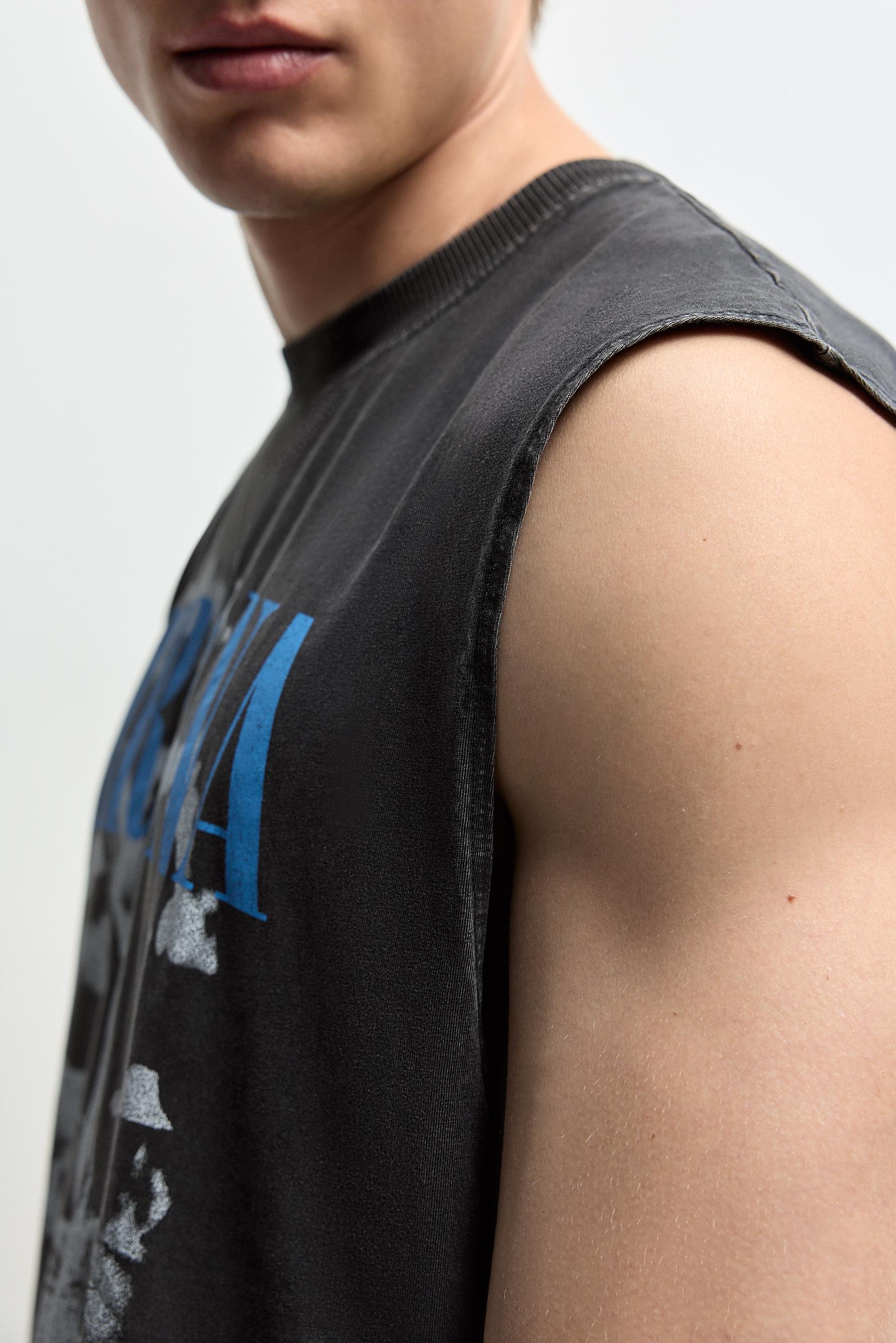 Nirvana sleeveless T-shirt — ANTHRACITE GREY
