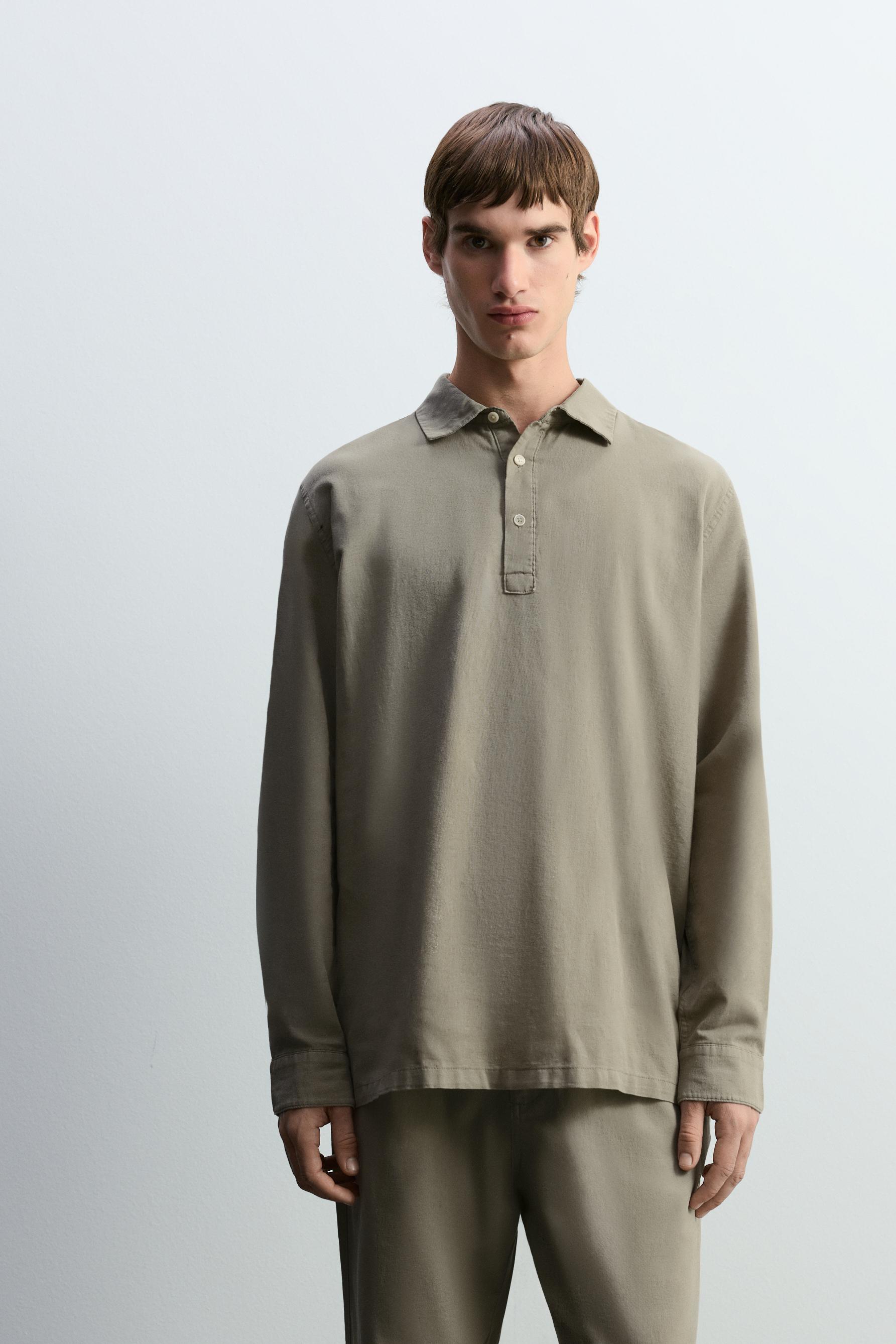 Polo lino - algodón