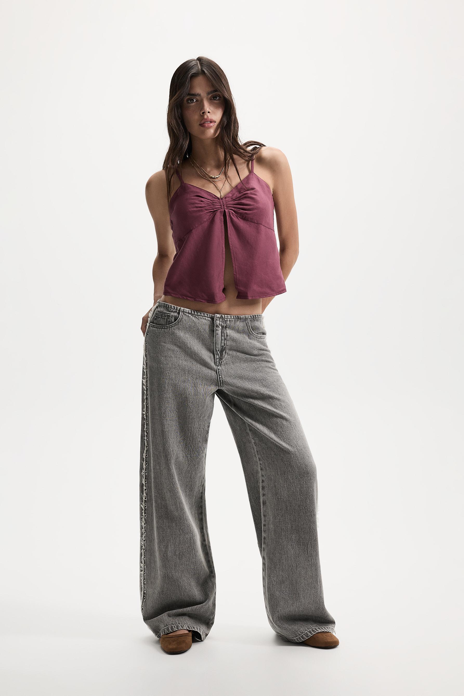 Rustic top — MAUVE PINK