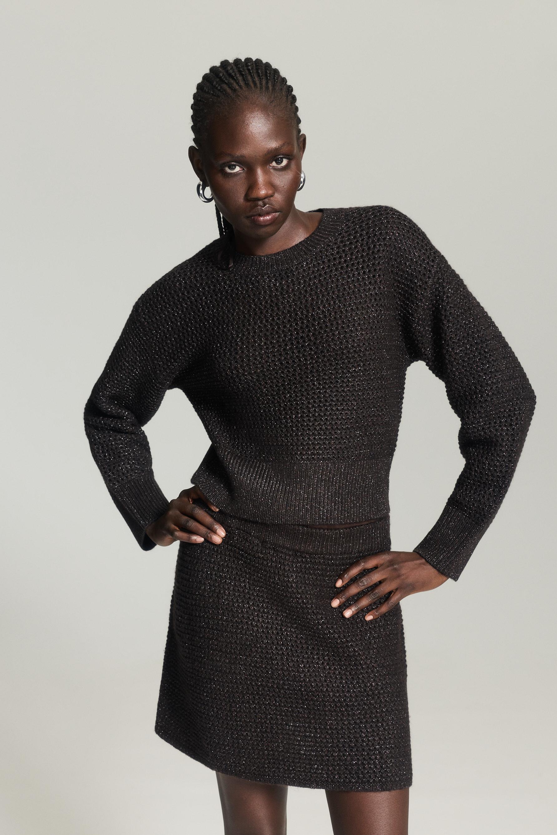 Jersey punto metalizado