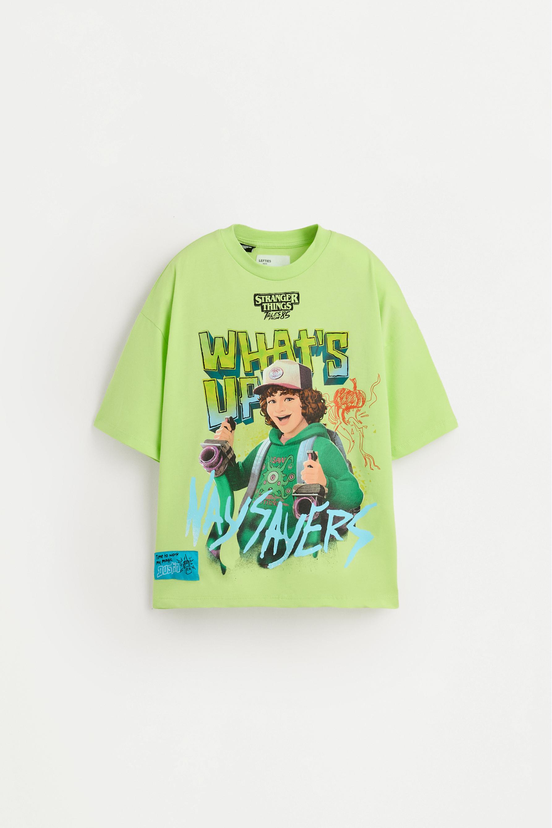 Stranger Things™/© Netflix T-shirt — PALE GREEN