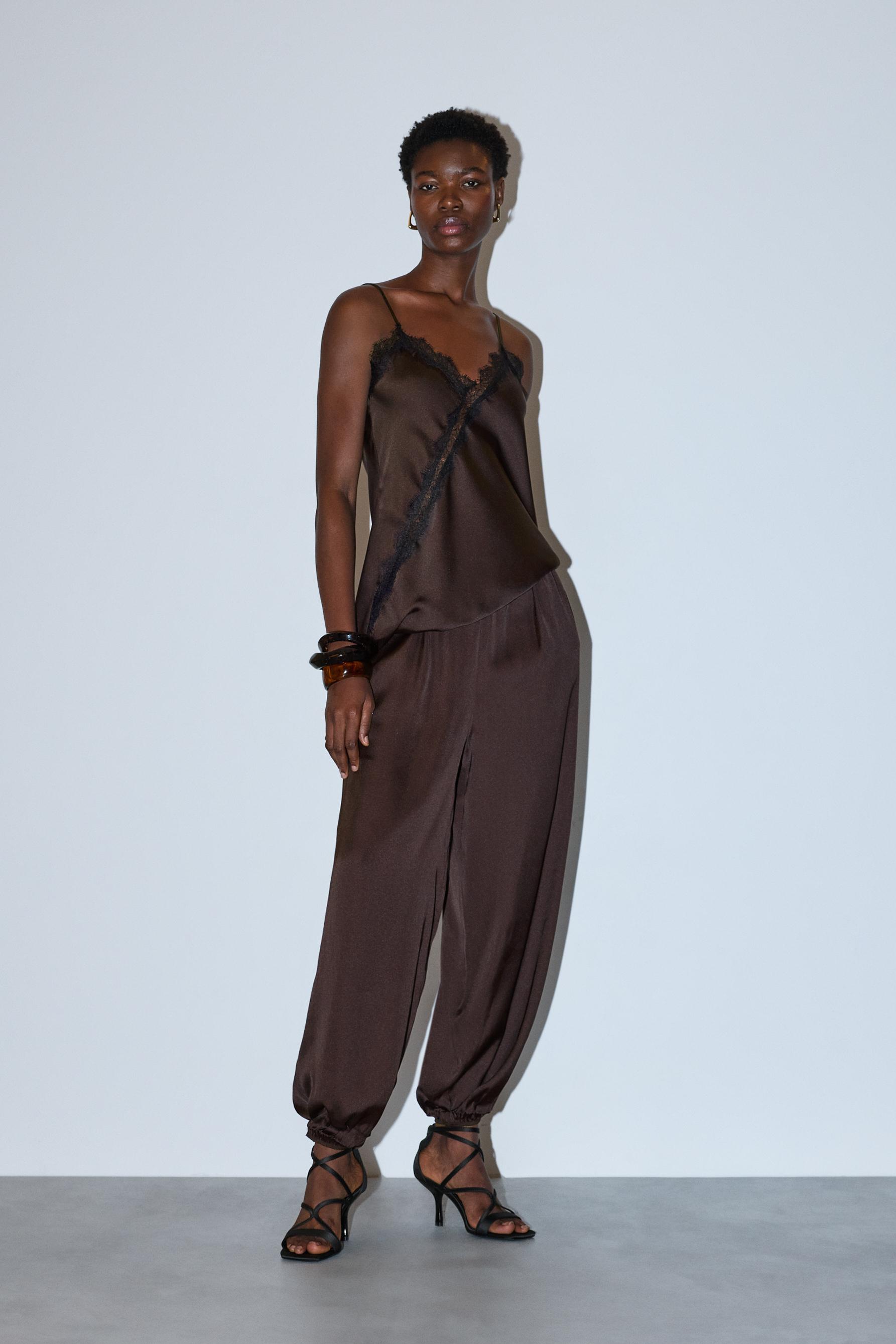 シミー☆Ameri☆DAQHNE SCARF PANTS Pantaloni bufanti - Jeans - ÎMBRĂCĂMINTE - Femei | LEFTIES Romania