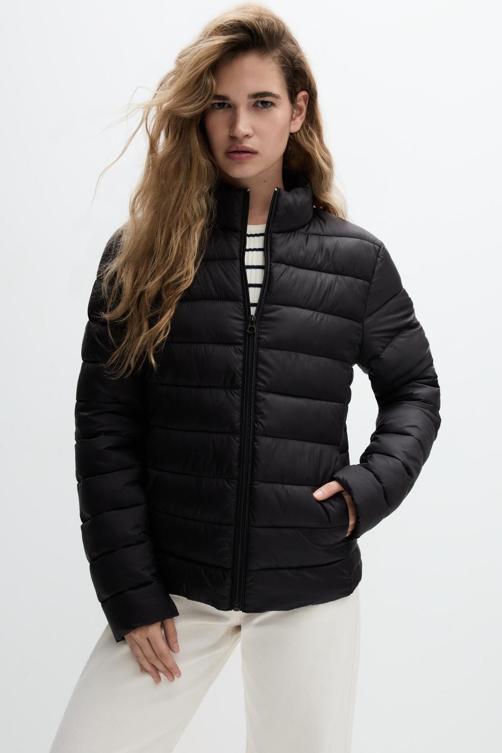 Basic lightweight puffer jacket