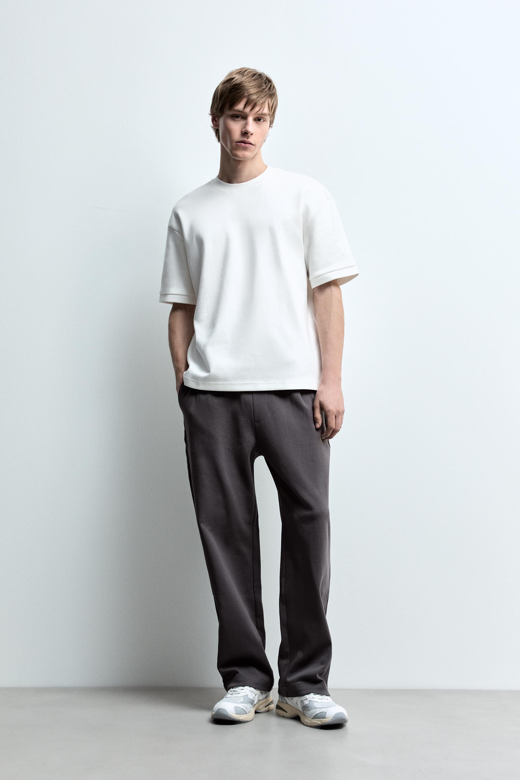 Heavy interlock T-shirt — OFF WHITE