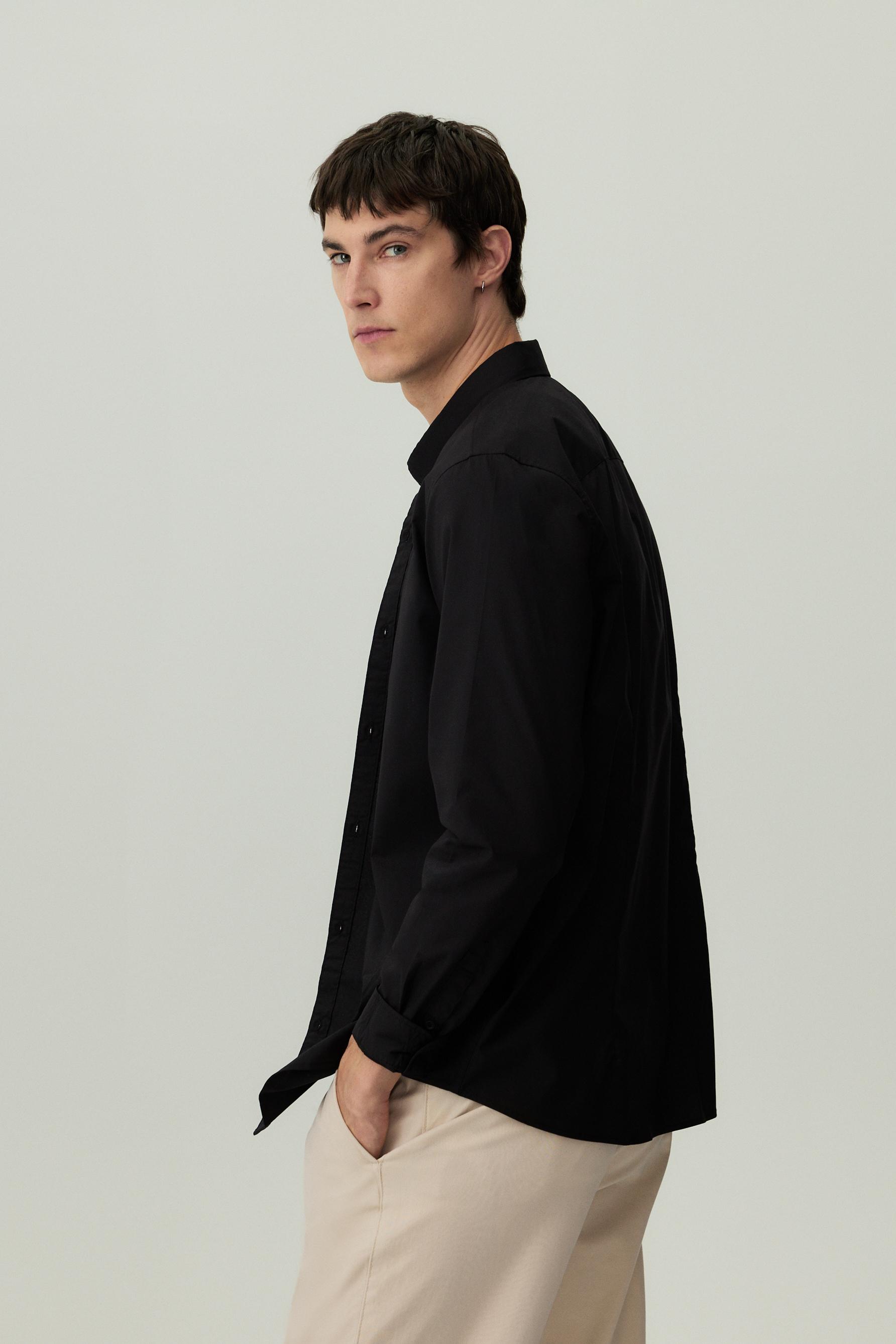 Basic shirt — BLACK