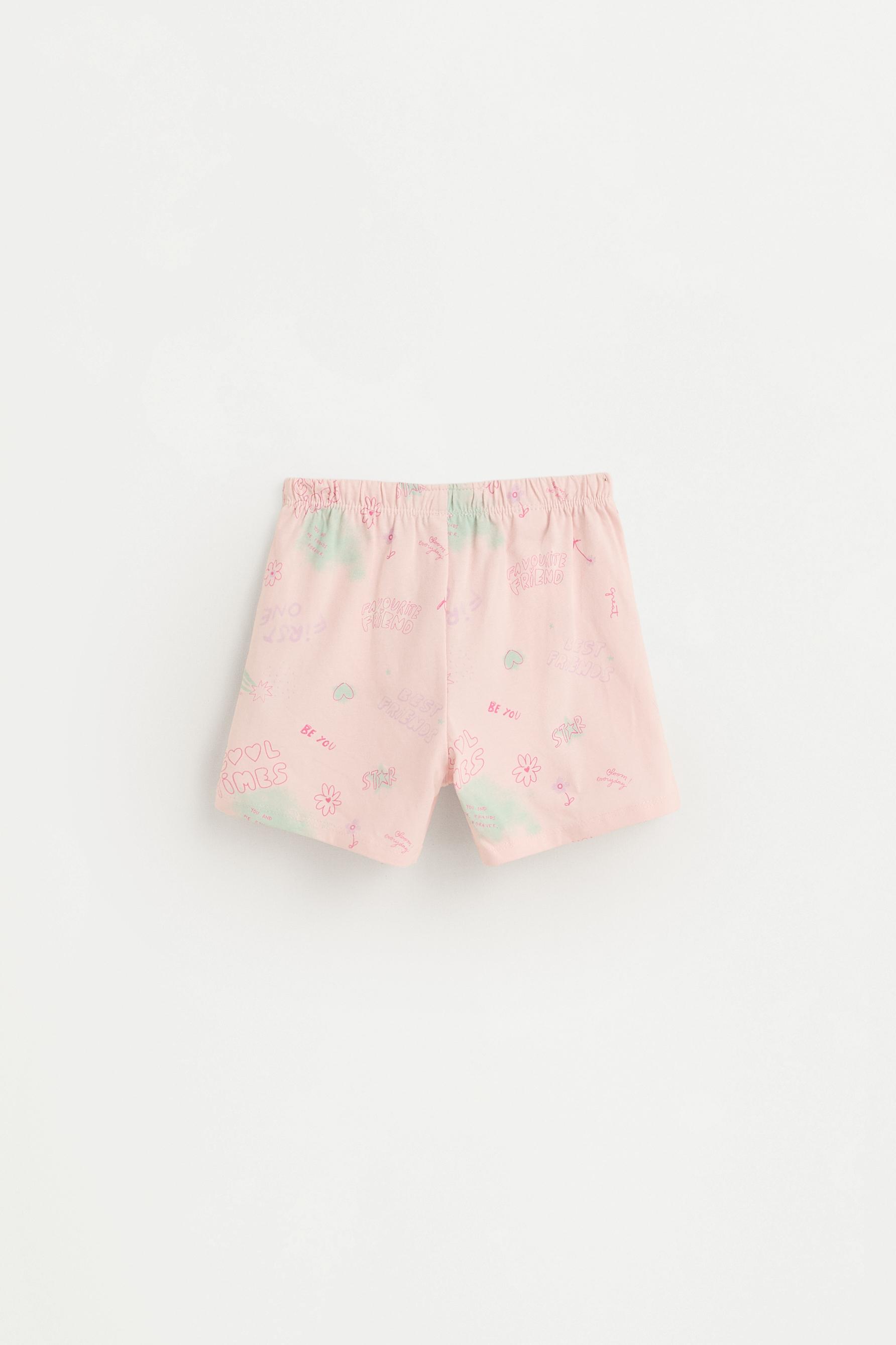 Short printed pyjamas — PASTEL PINK
