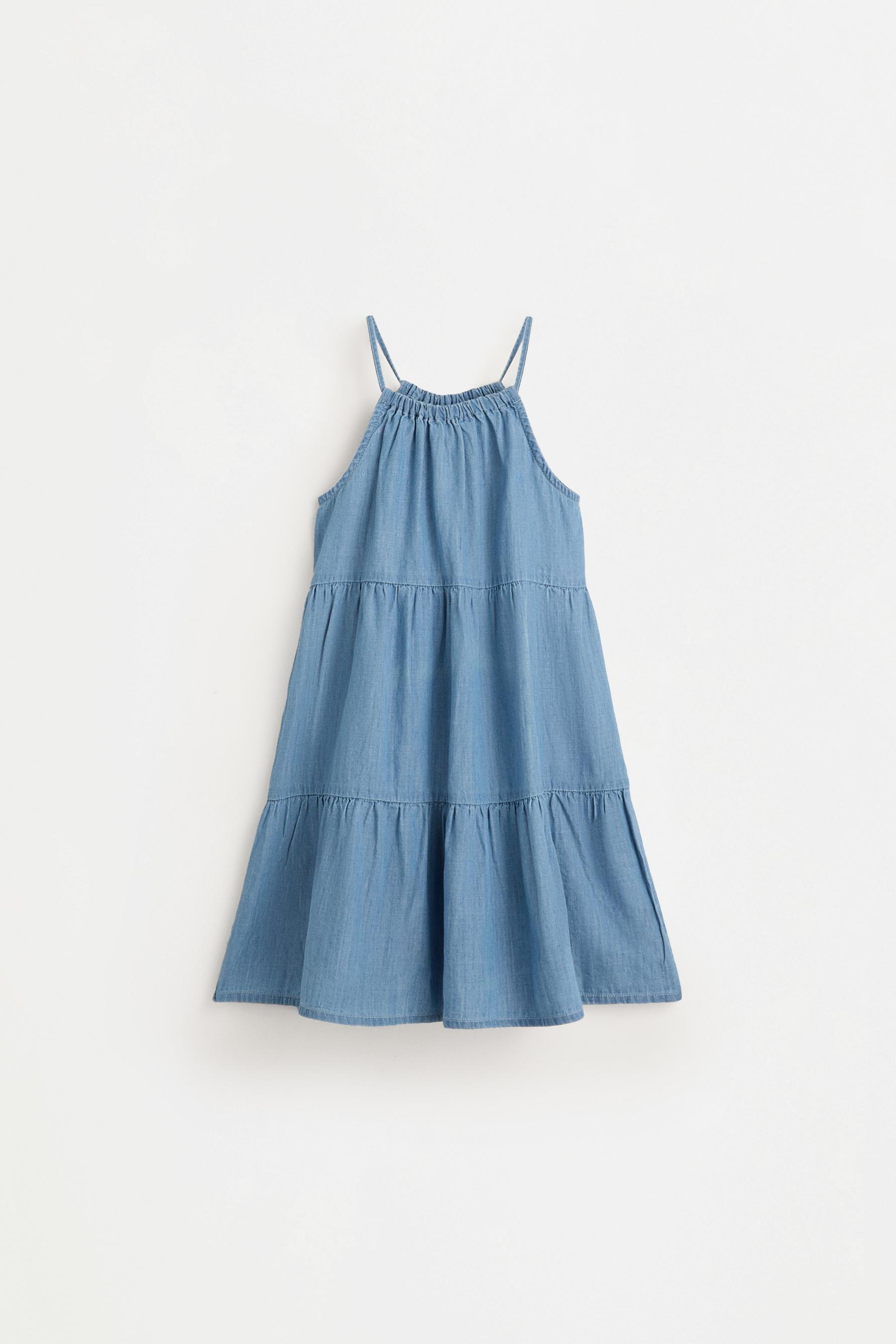 Lightweight denim dress — PALE BLUE