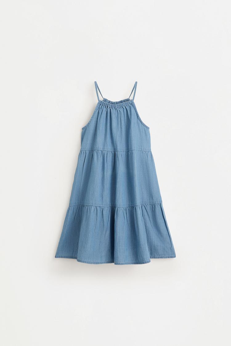 Lightweight denim dress — PALE BLUE