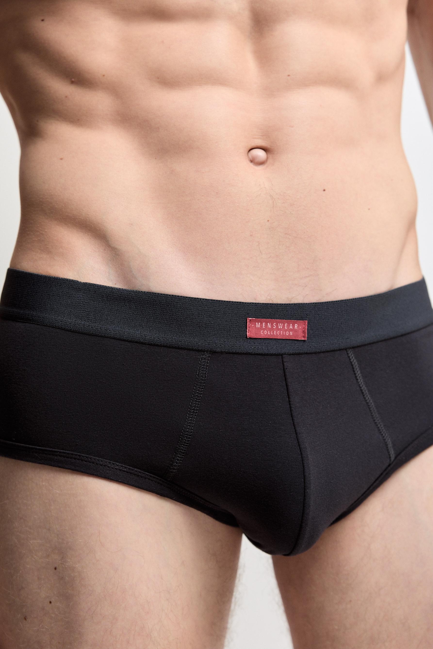 Briefs with text (Pack of 5) — MAROON