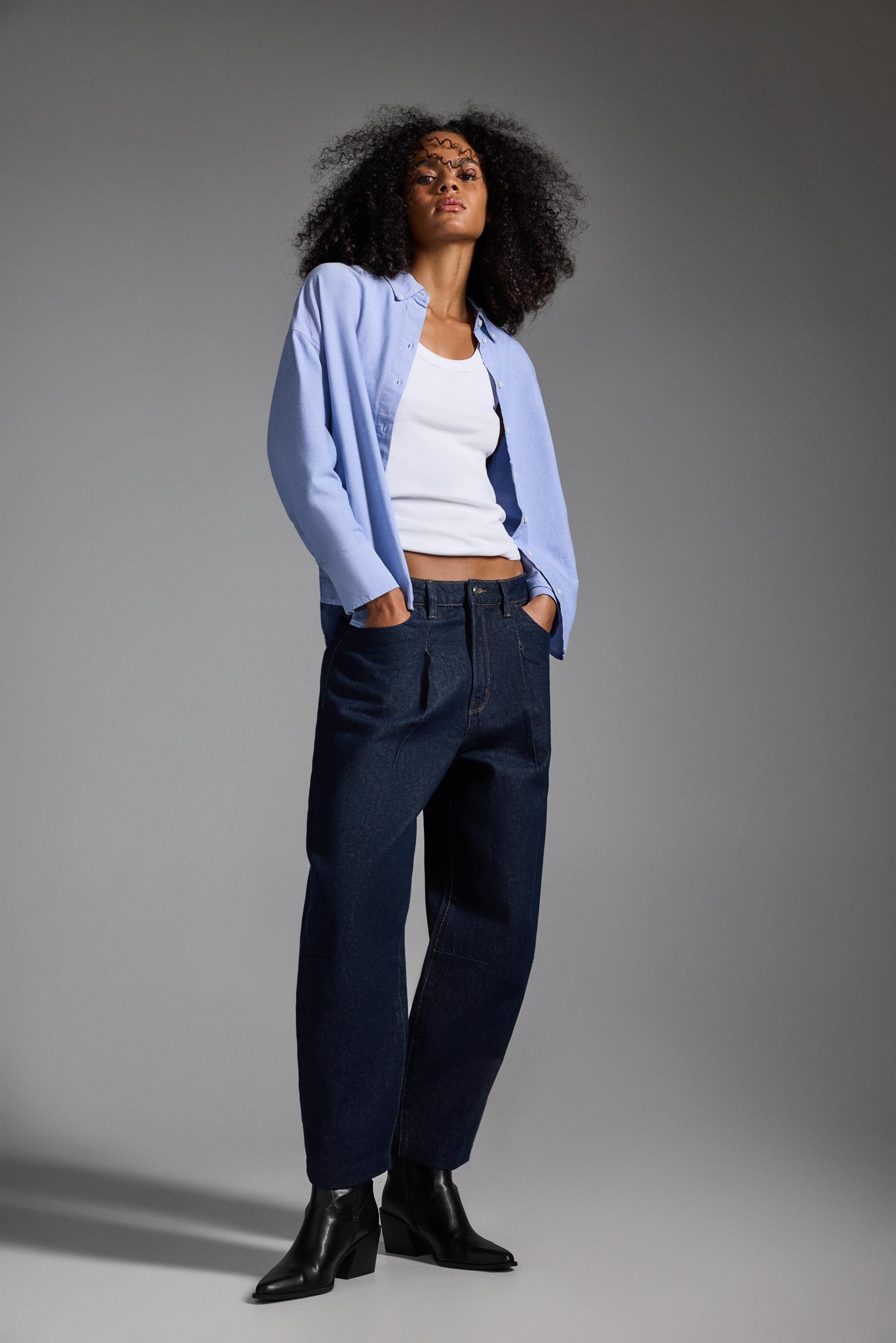 Striped Oxford shirt — BLUE