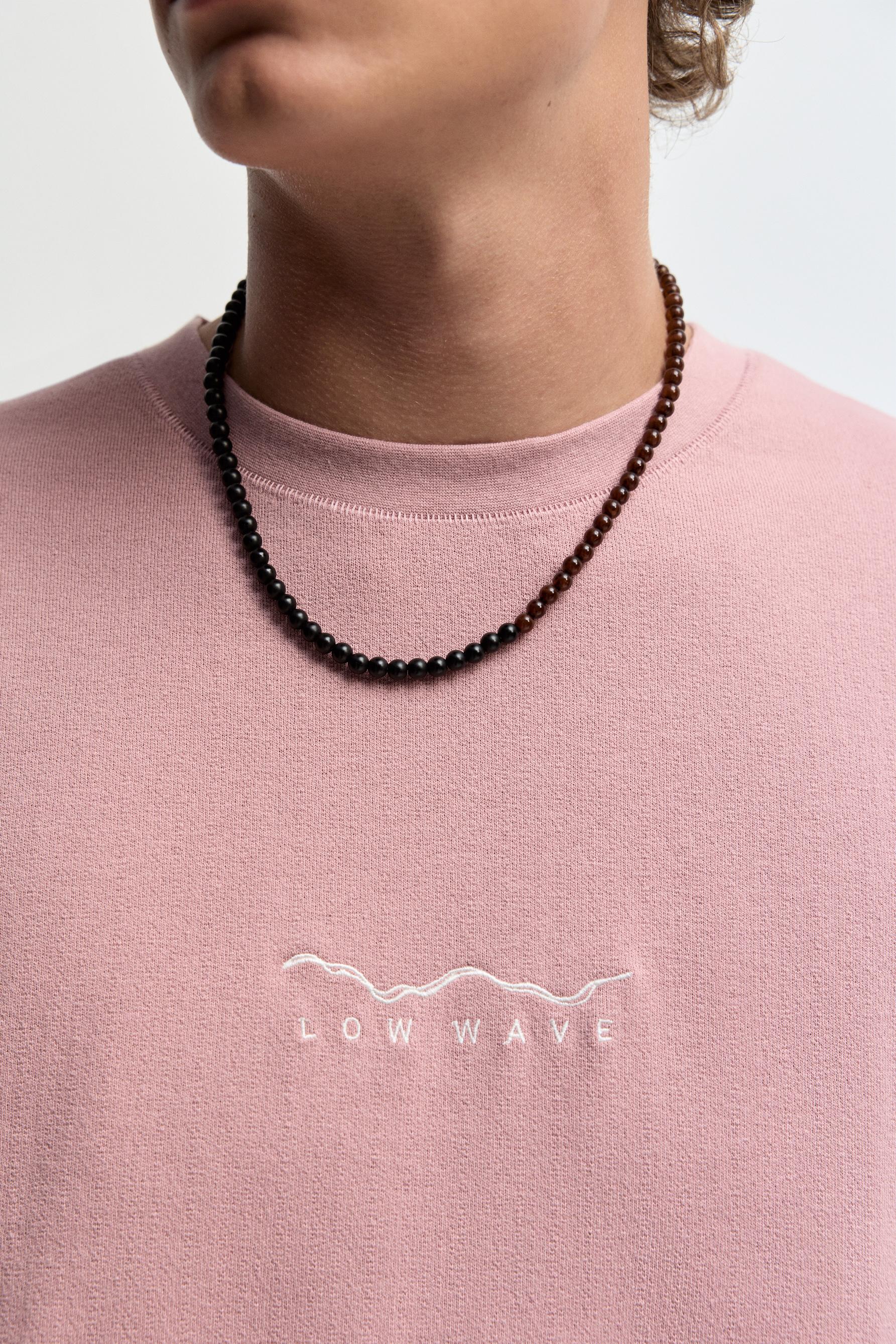 Embroidered T-shirt — PINK