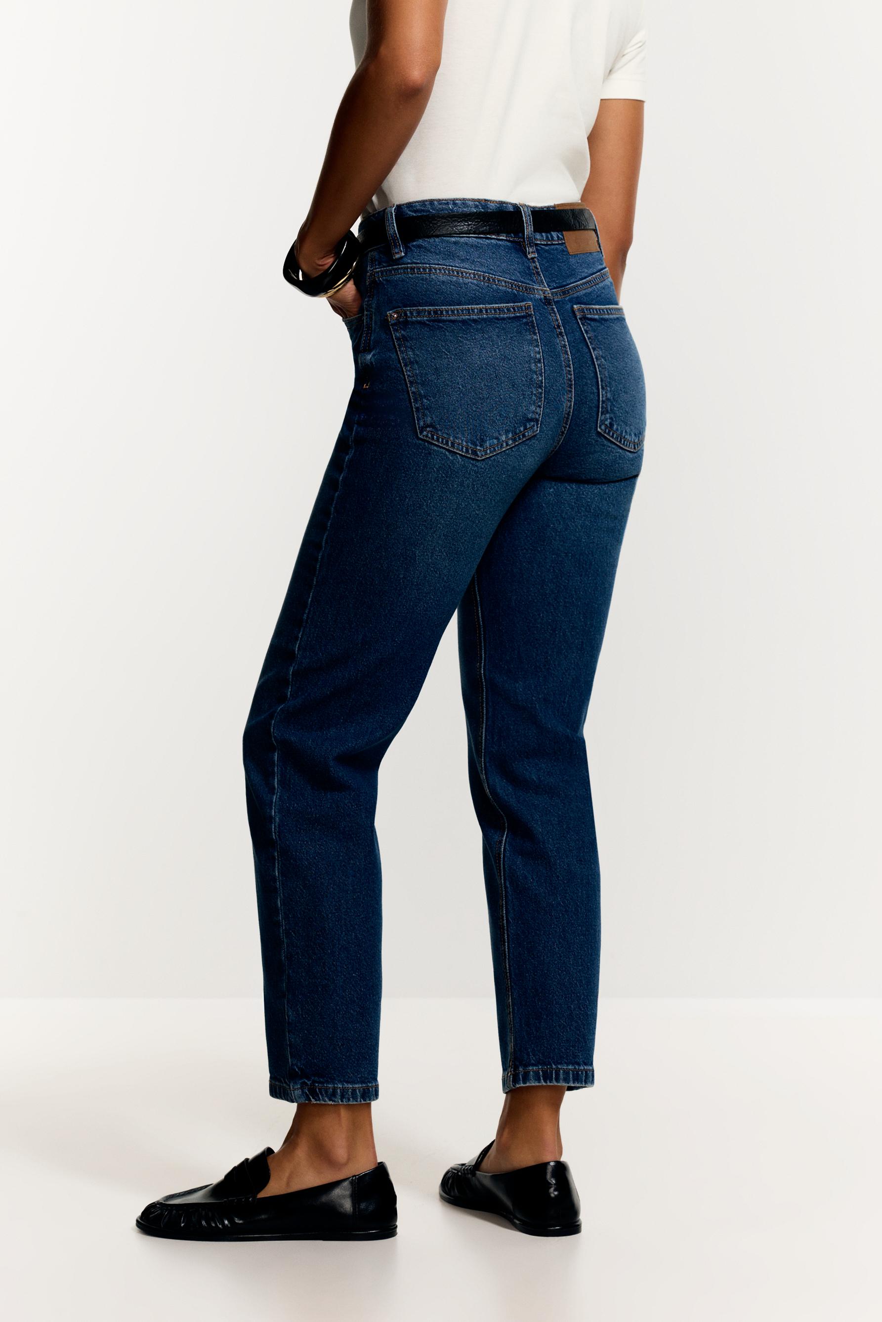 Mom fit jeans — FADED NAVY