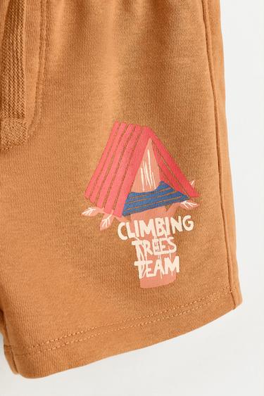Printed T-shirt and Bermuda shorts set — PUMPKIN 7