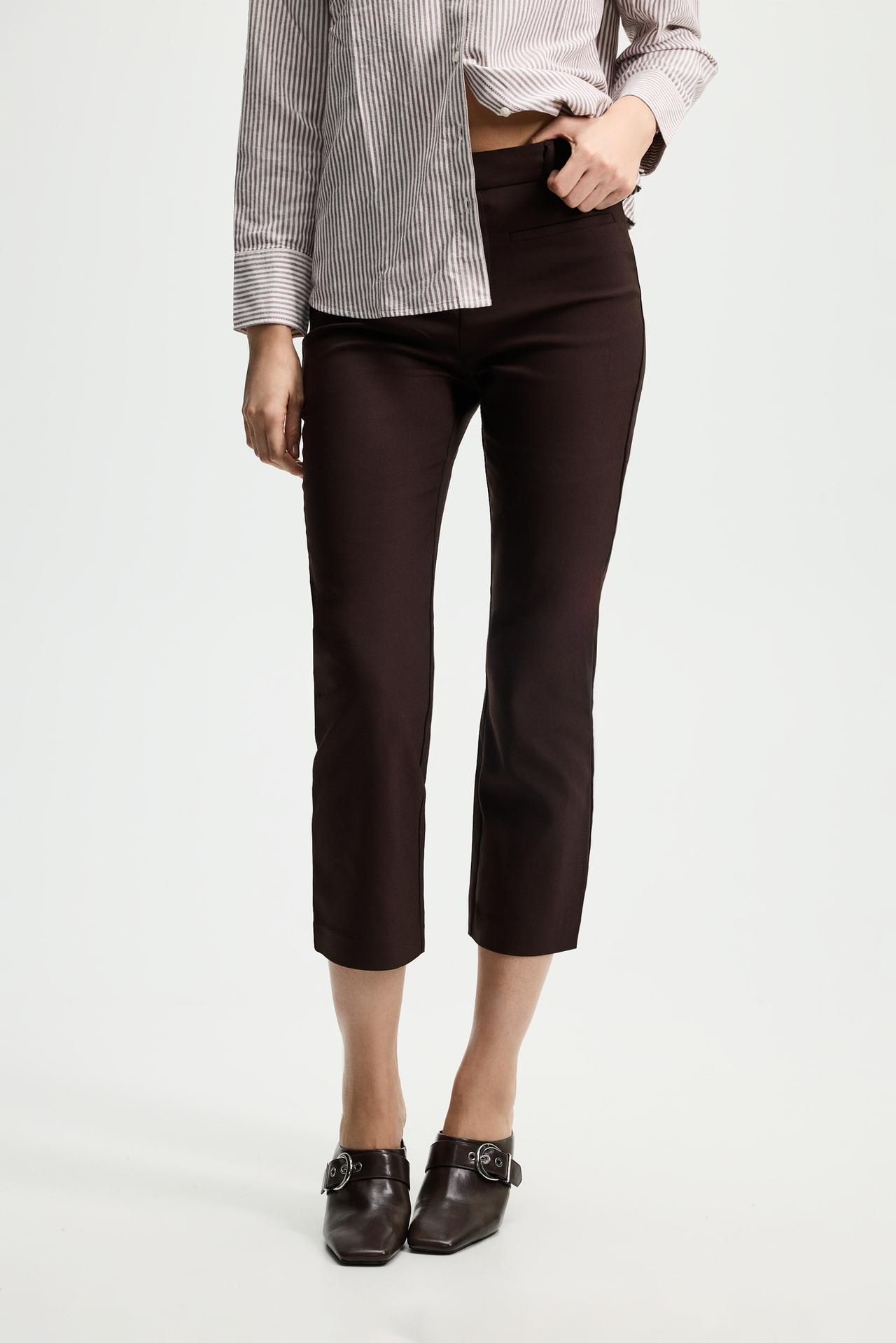 Bell bottom trousers — CHOCOLATE