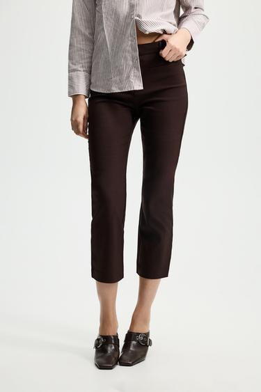 Bell bottom trousers — CHOCOLATE 3