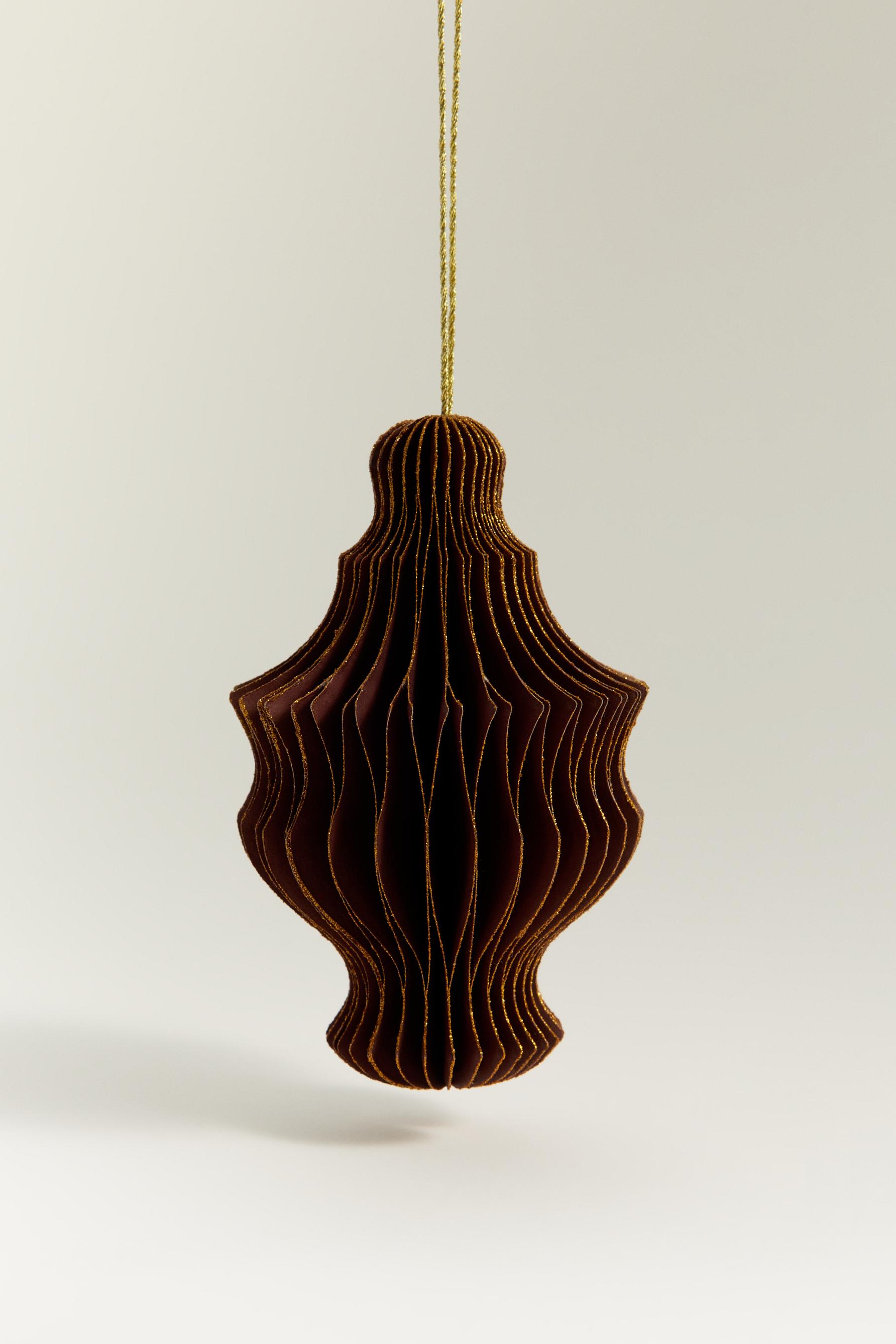 Enfeite de árvore lâmpada 10 cm