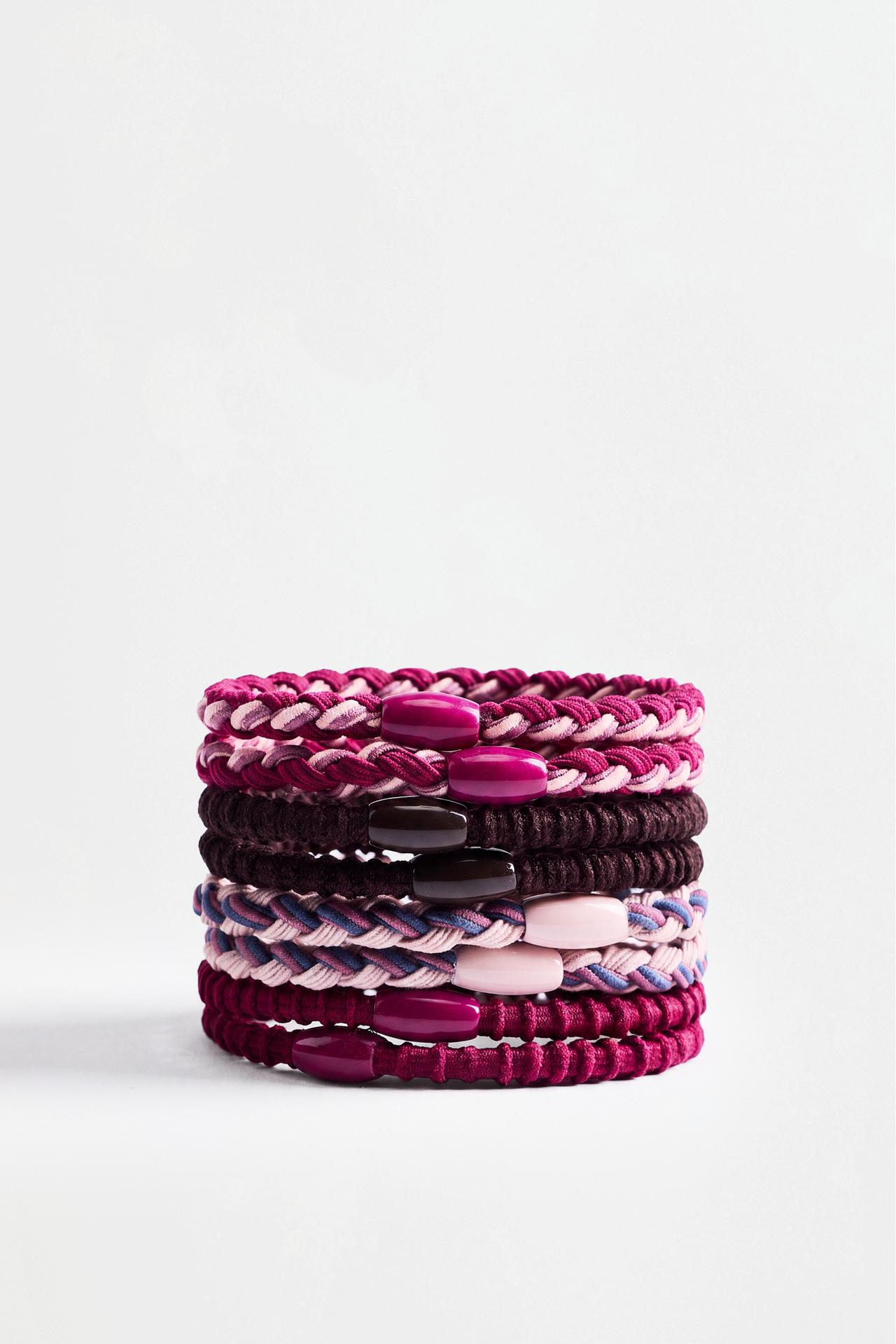 Hair ties (8-pack) — VARIOUS