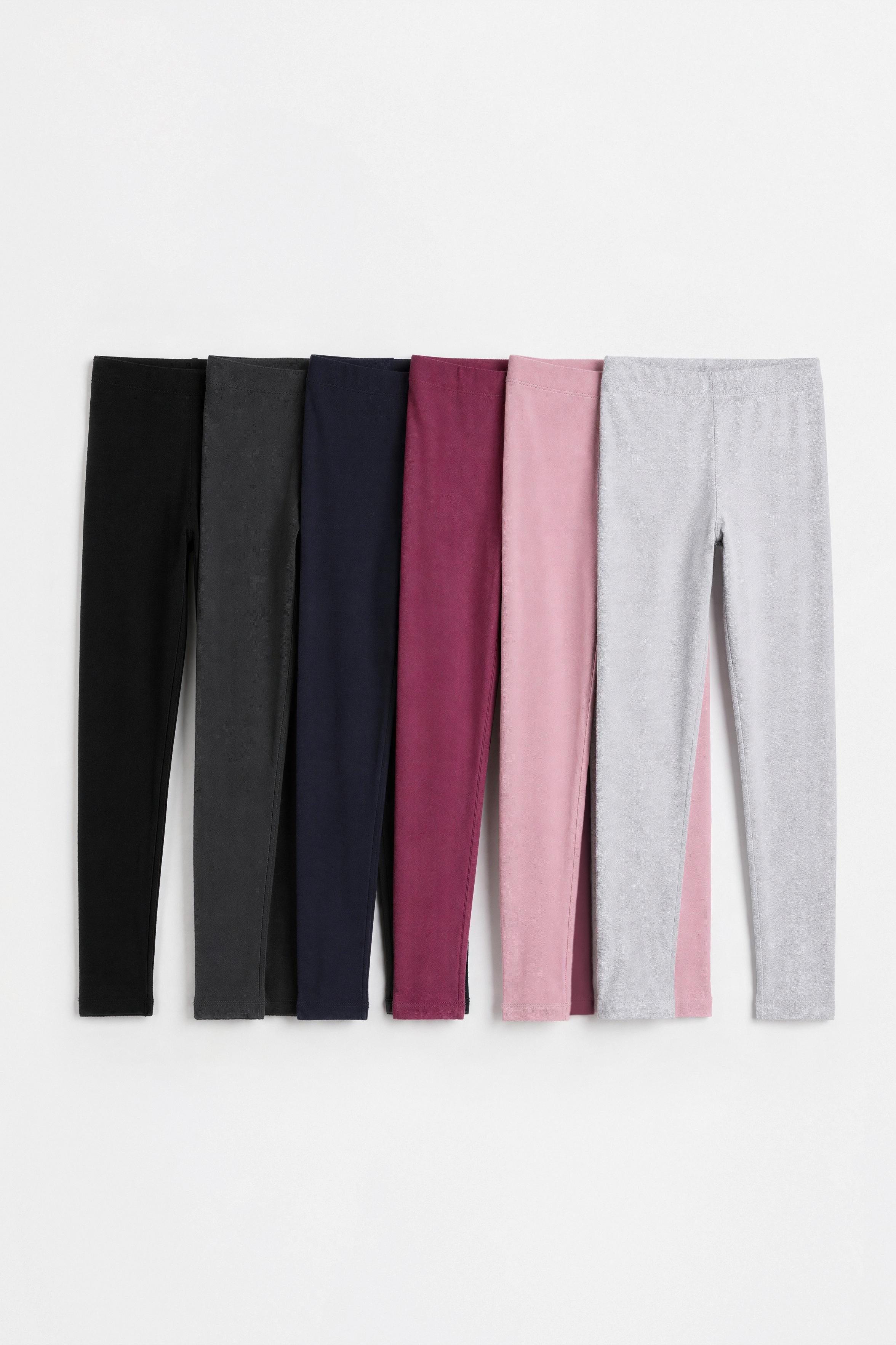 Pack 6 leggings lisos