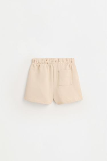 Heavy T-shirt and Bermuda shorts co-ord — ECRU 5