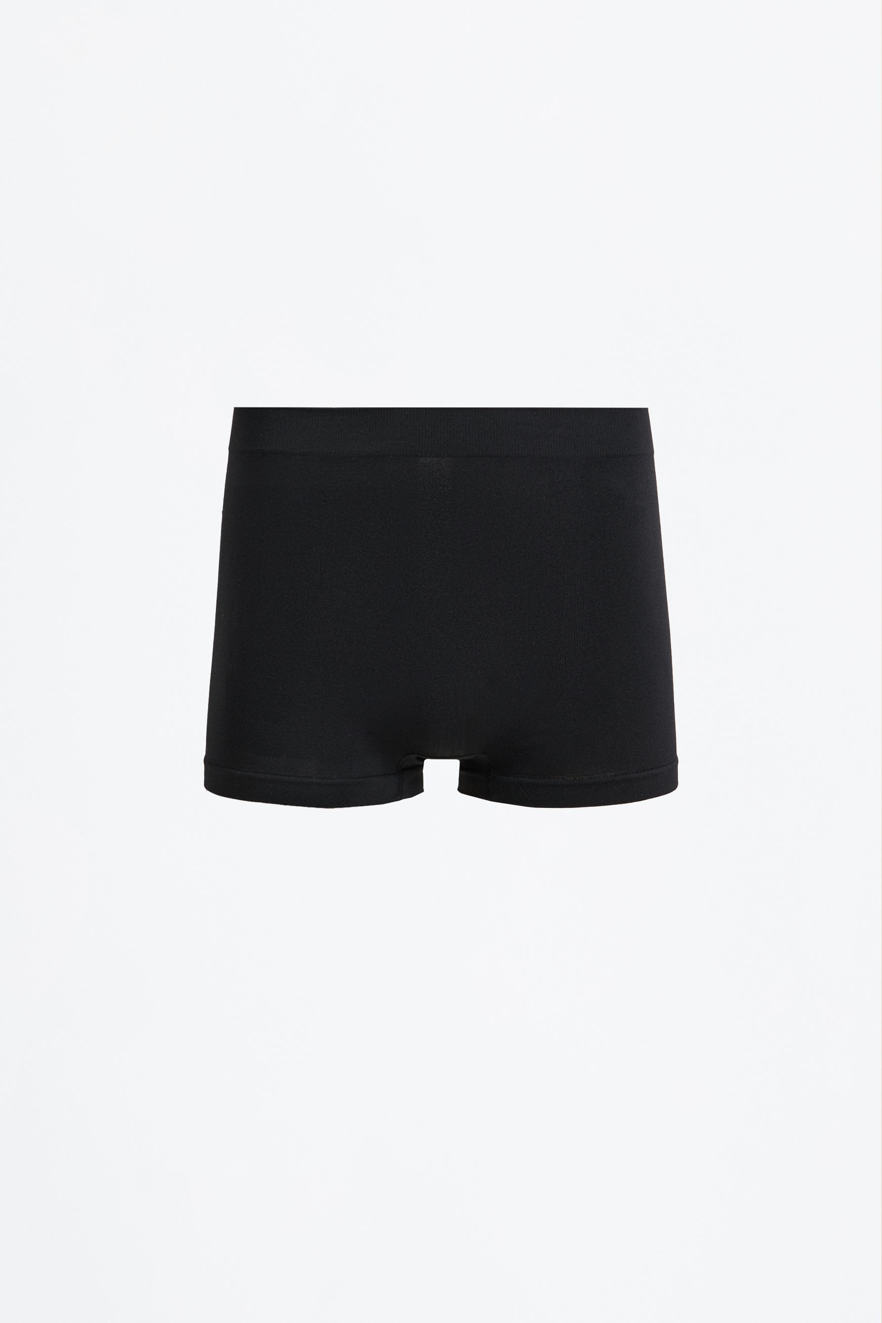 Pack of 3 seamless boxers — BLACK