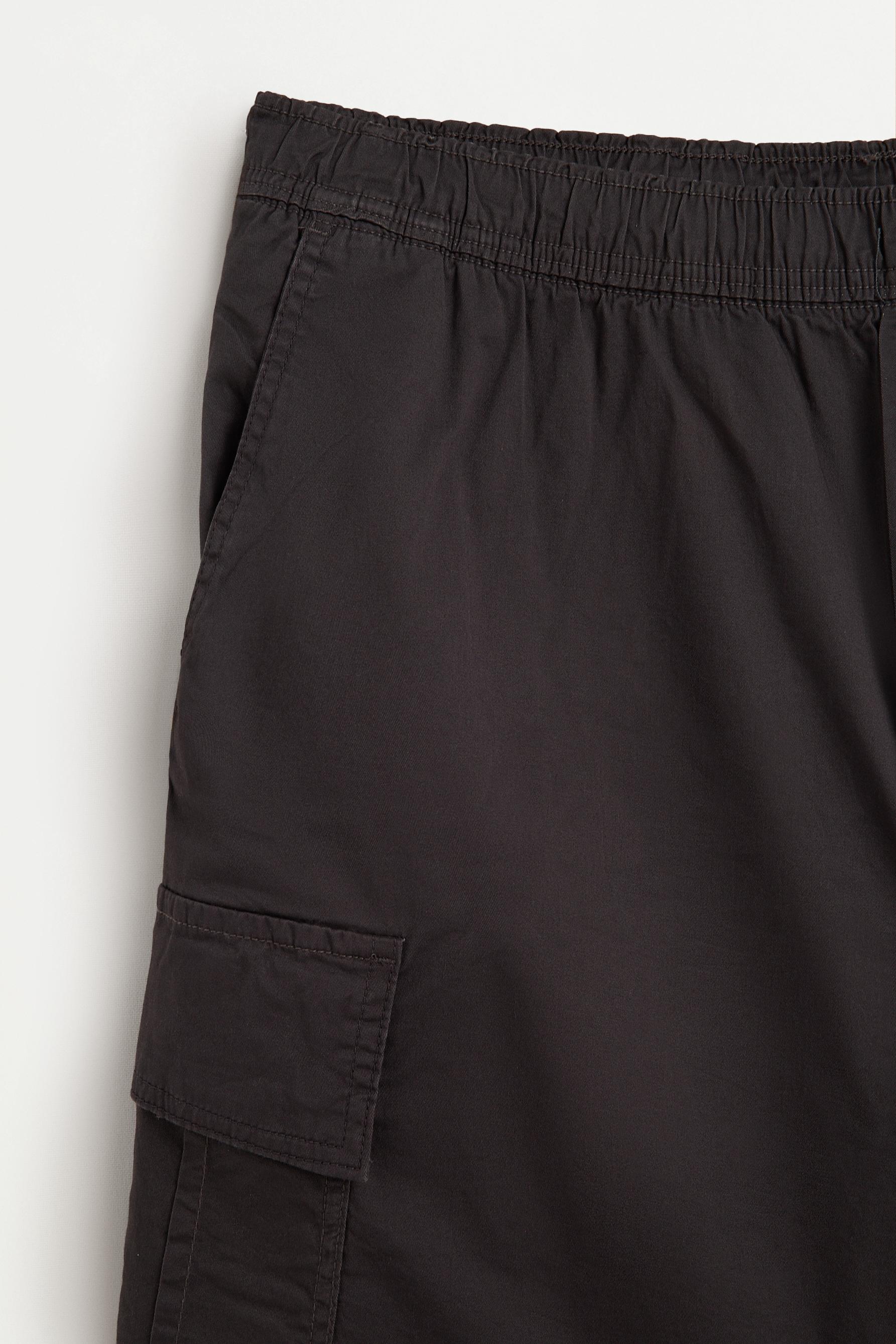 Cargo Bermuda joggers — ANTHRACITE GREY