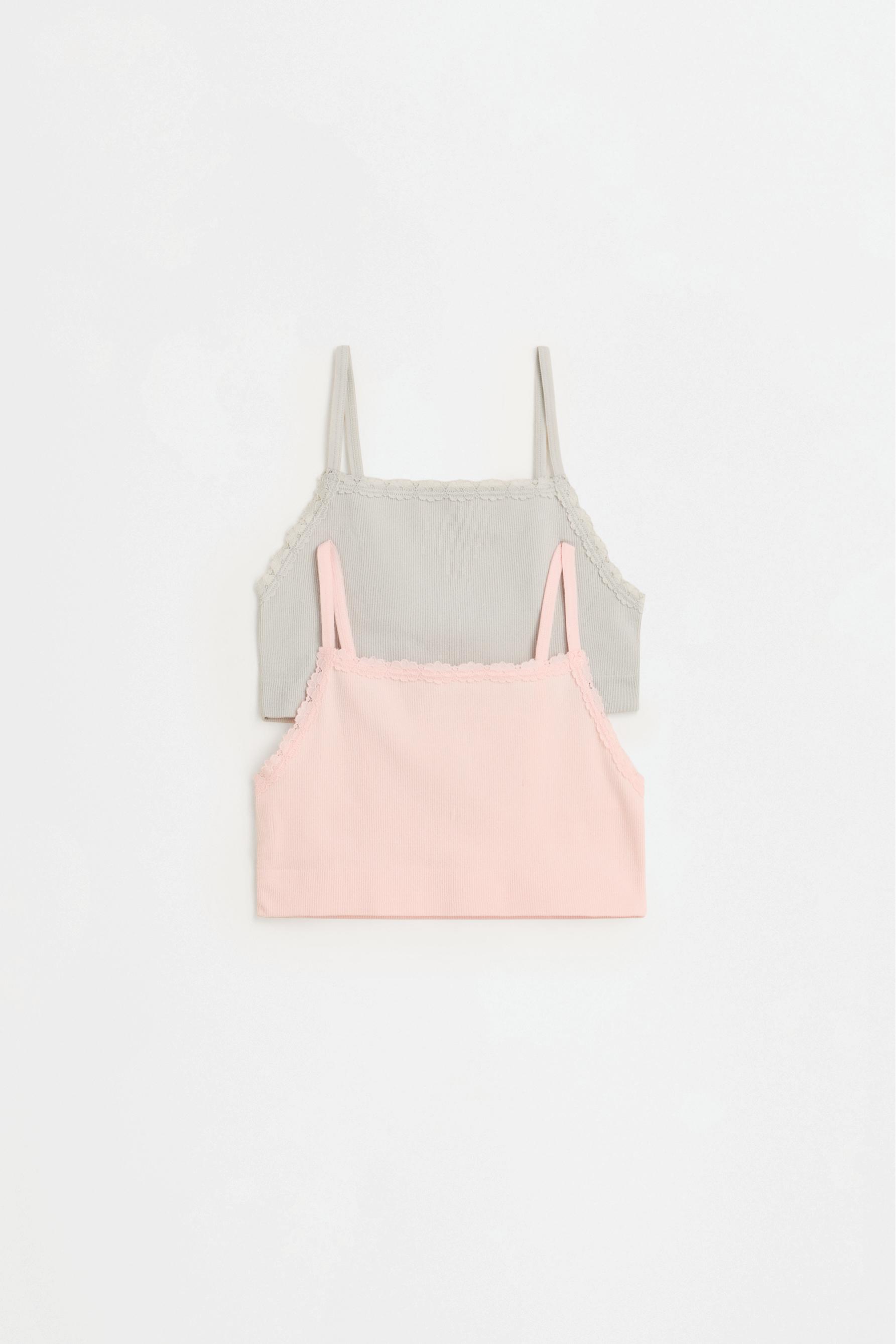 Floral lace tops (2-Pack) — PINK