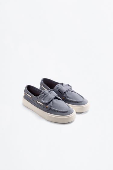 CASUAL BOAT SHOE — WASHED BLUE 2