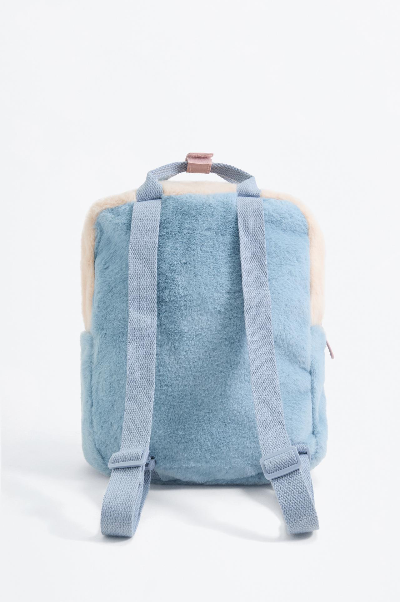 Lilo & Stitch ©Disney faux fur backpack — BLUE