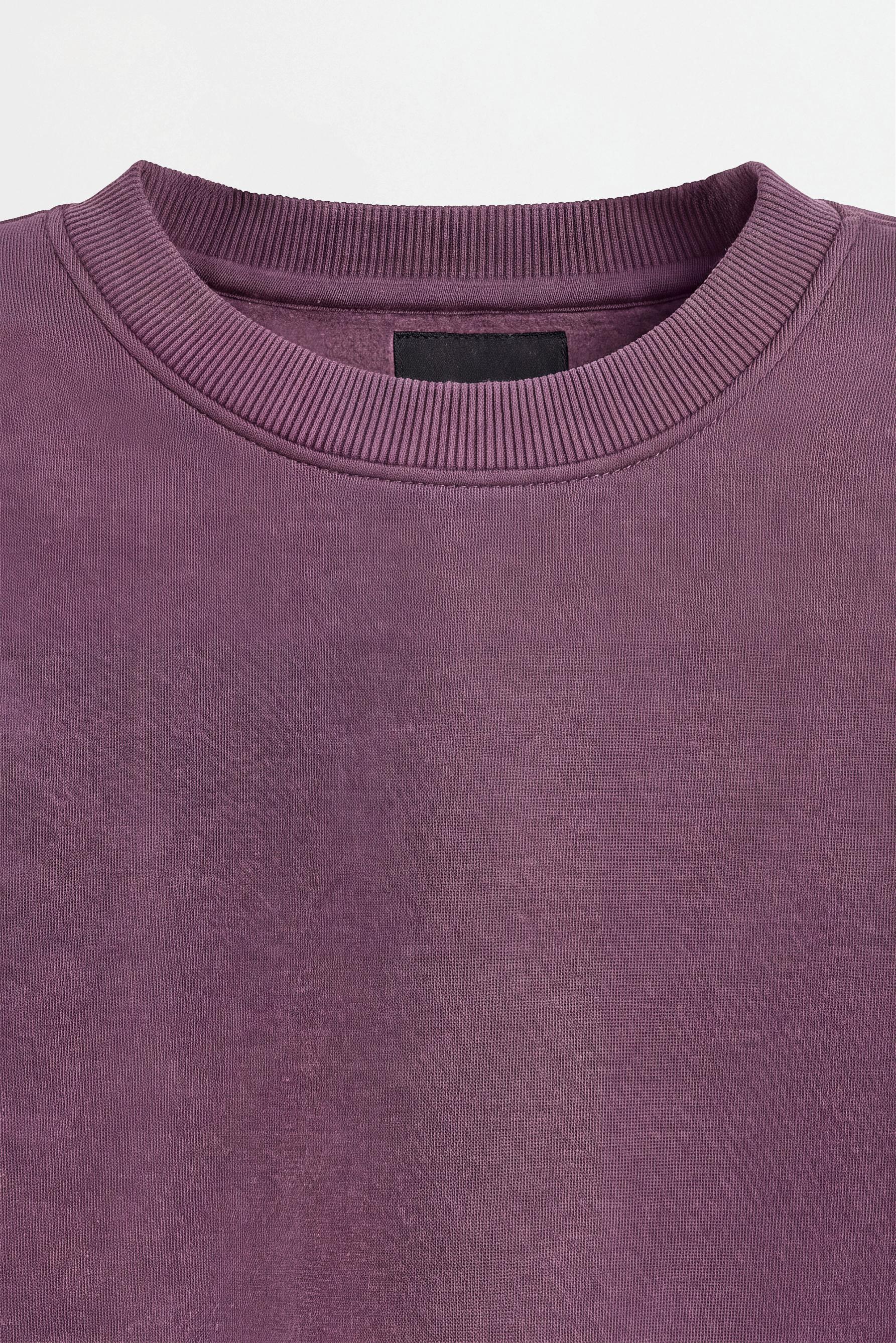 Basic sweatshirt — WINE