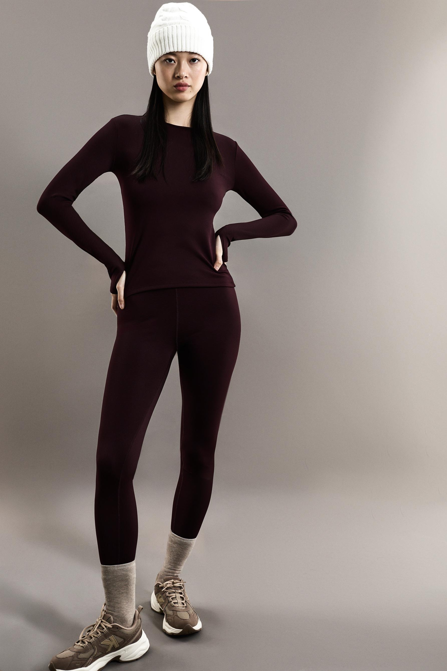 MEDIUM WEIGHT thermal insulation T-shirt (-7ºC to 9ºC) — DARK BURGUNDY
