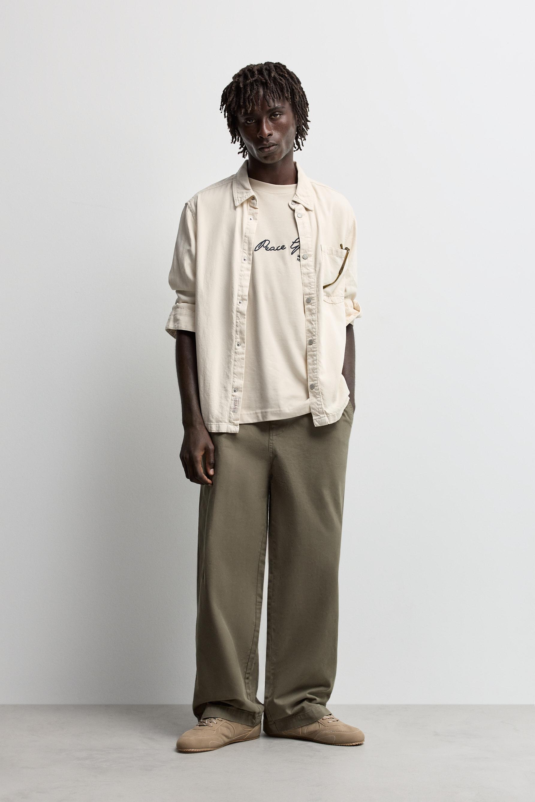 Printed T-shirt — SAND