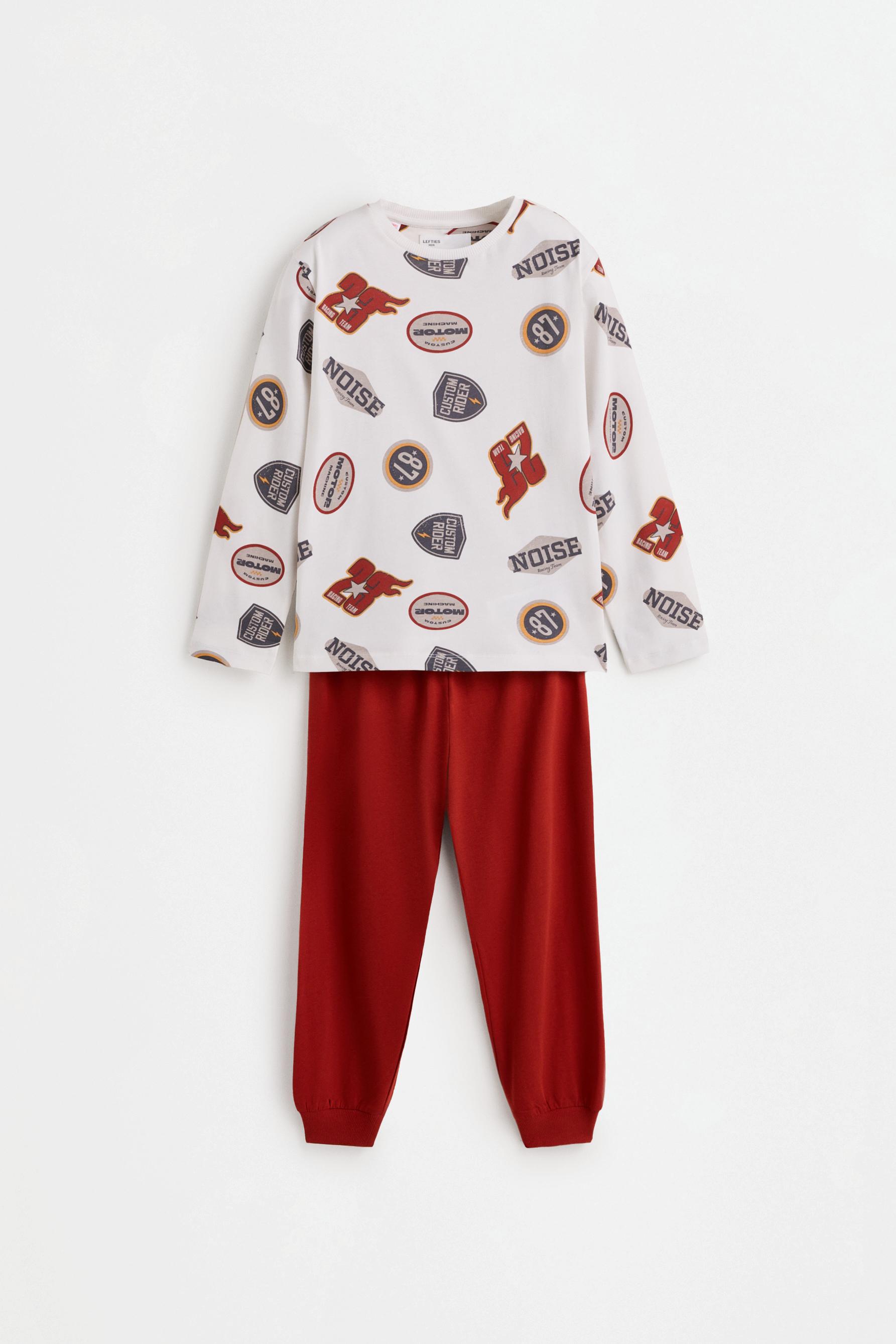 Long printed pyjamas — OFF WHITE