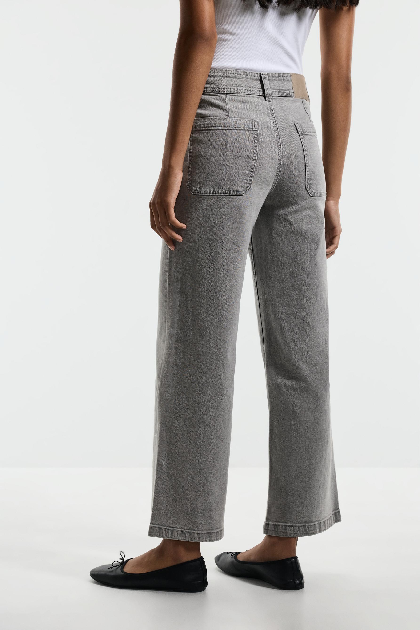Stretch pocket jeans — PEARL GREY