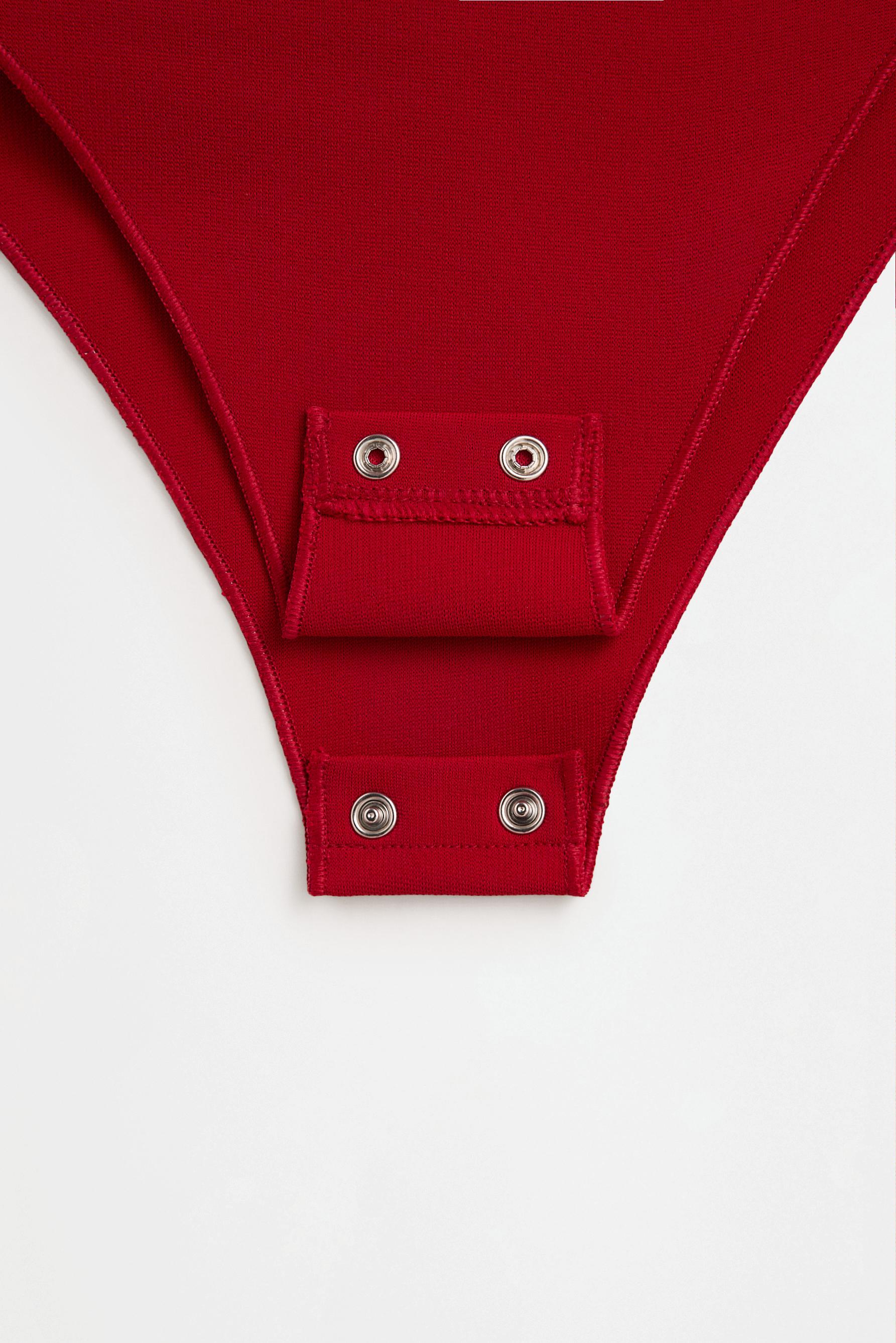 Bandeau bodysuit — RED