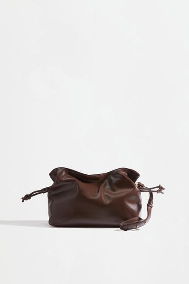 Pouch shoulder bag — BROWN 1