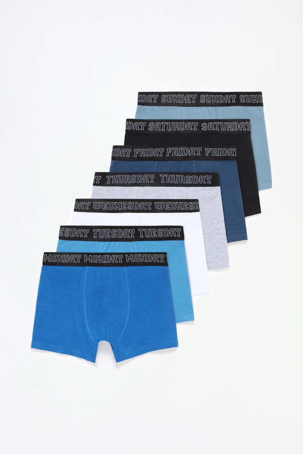 Pack of 7 pairs of weekly boxers