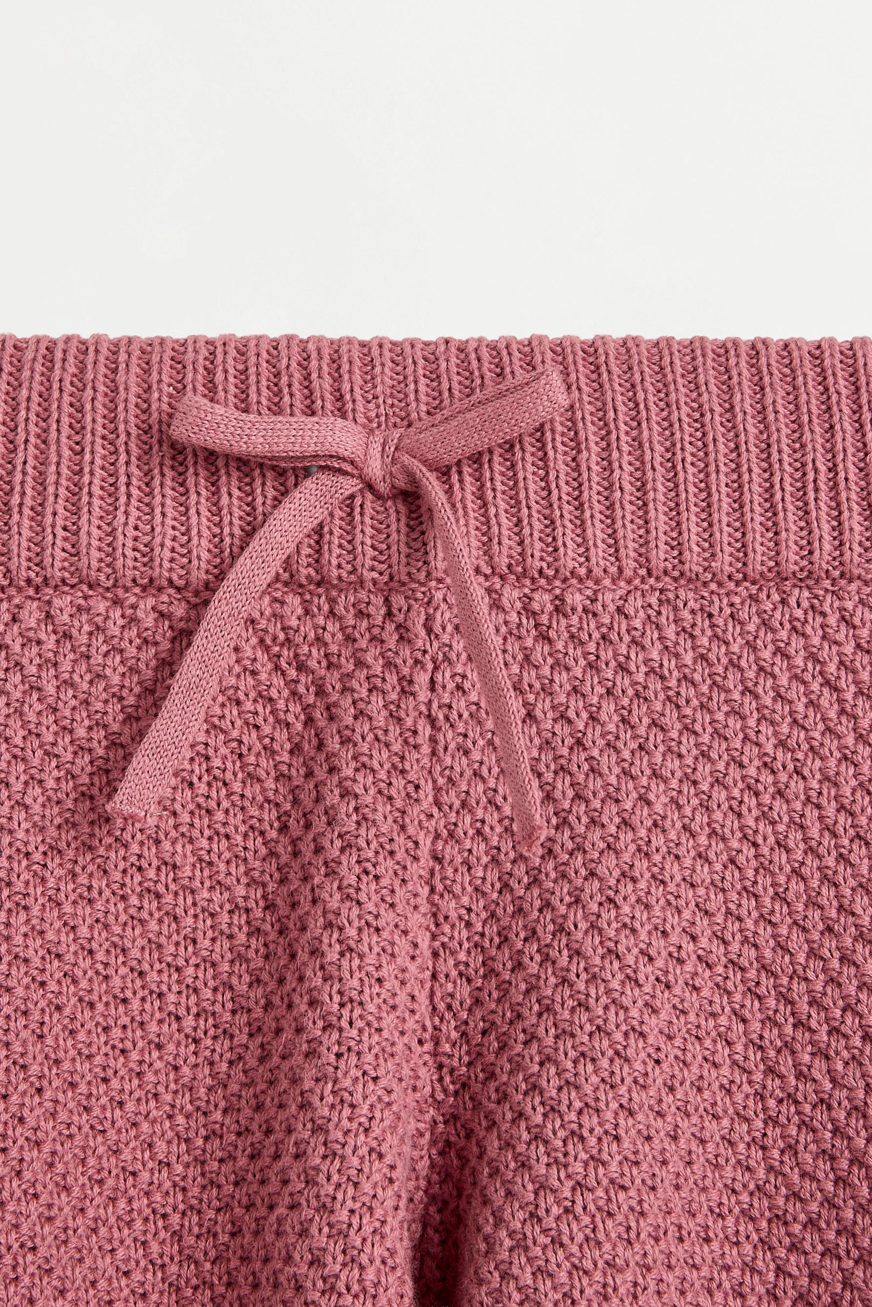 Knit shorts — PINK