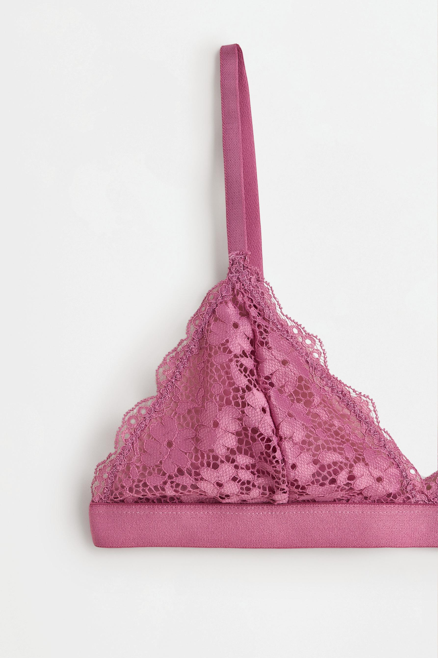 Lace bralette — PINK