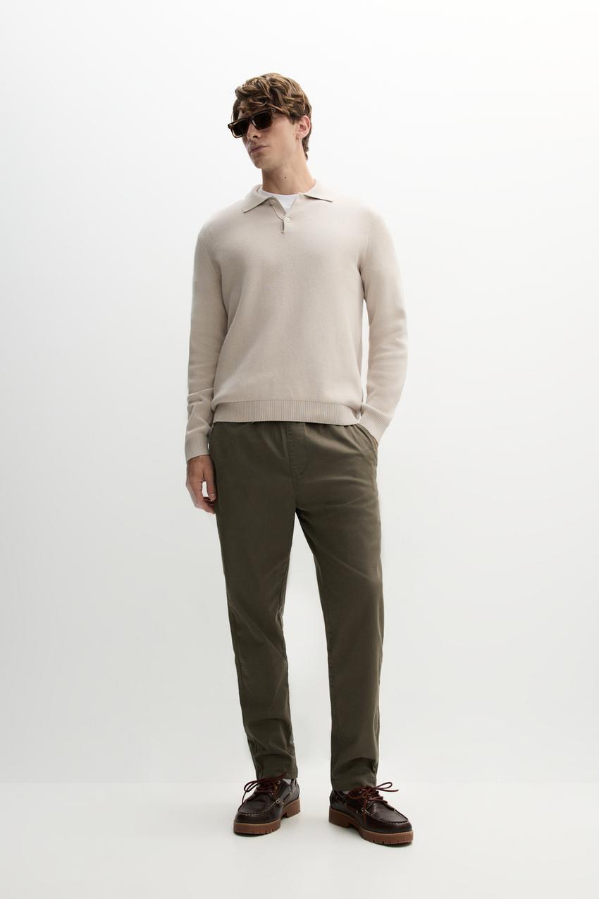 Pantalón jogger twill Pantalones ROPA Hombre Lefties ESPAÑA